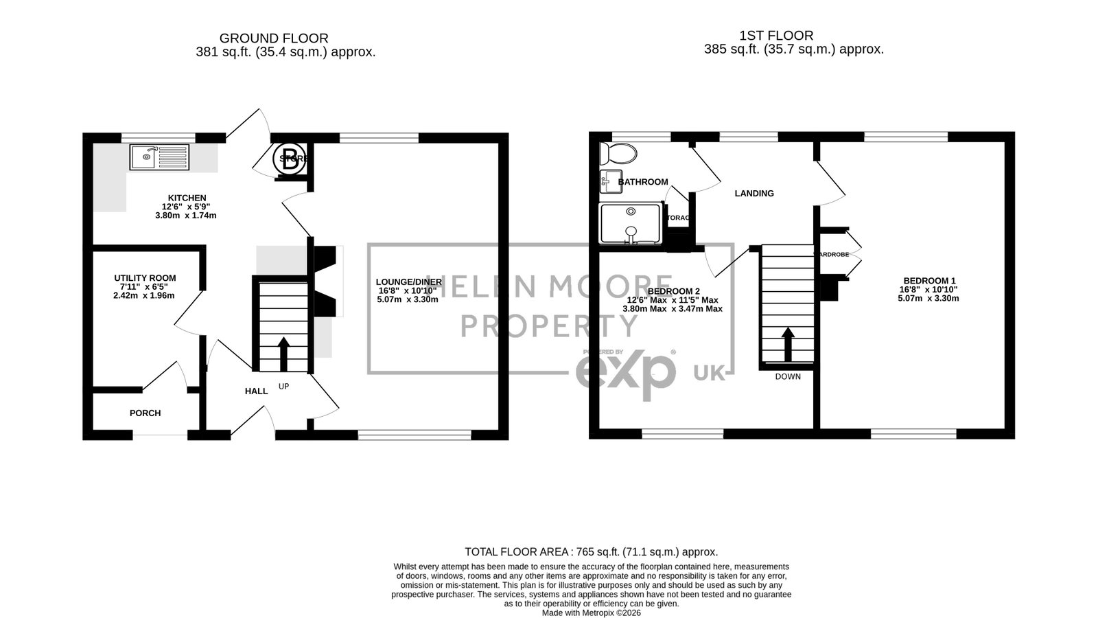 68, Carradale Road, Plymouth floorplan