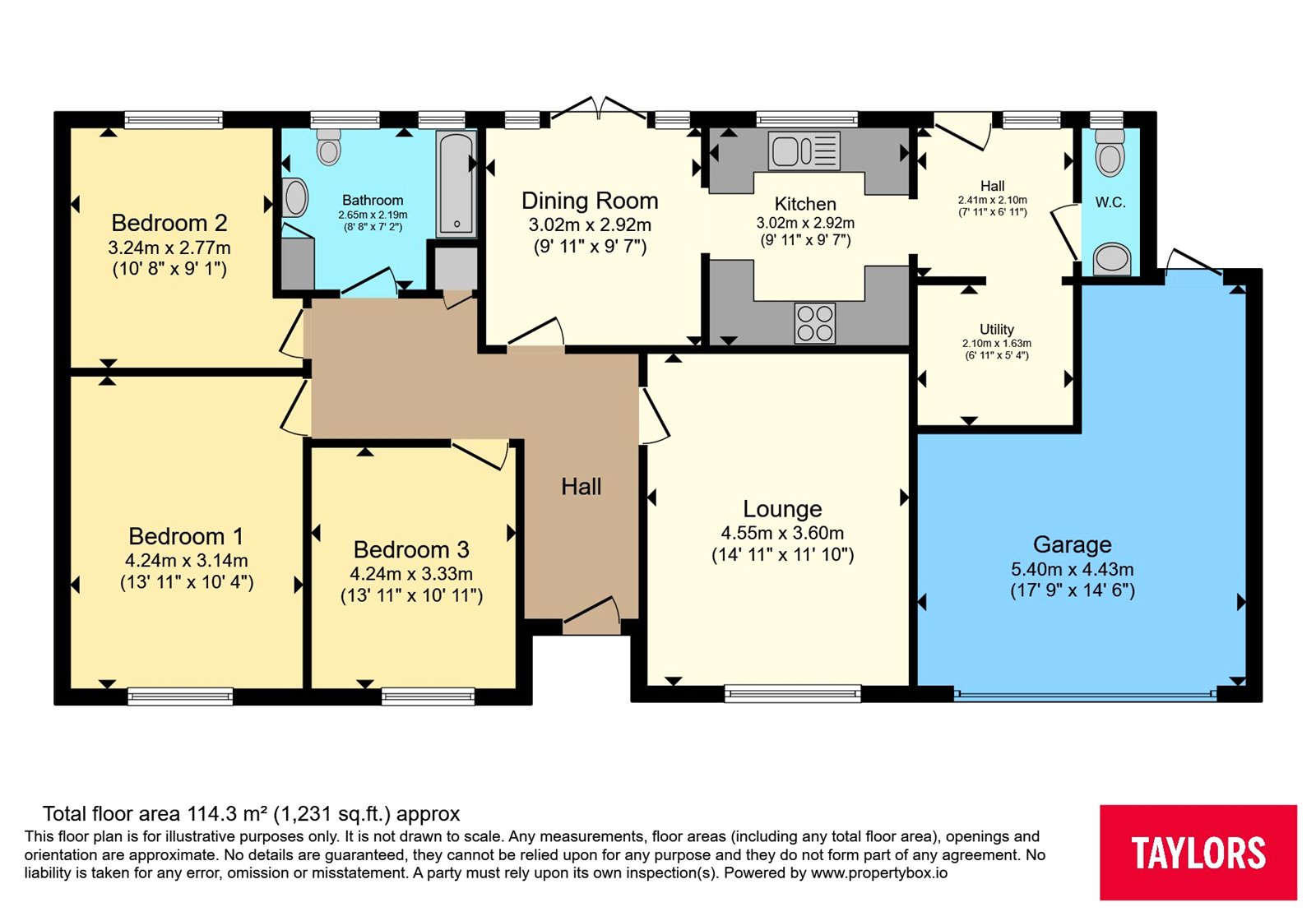 The Limes,, Quinton Road, Northamptonshire floorplan