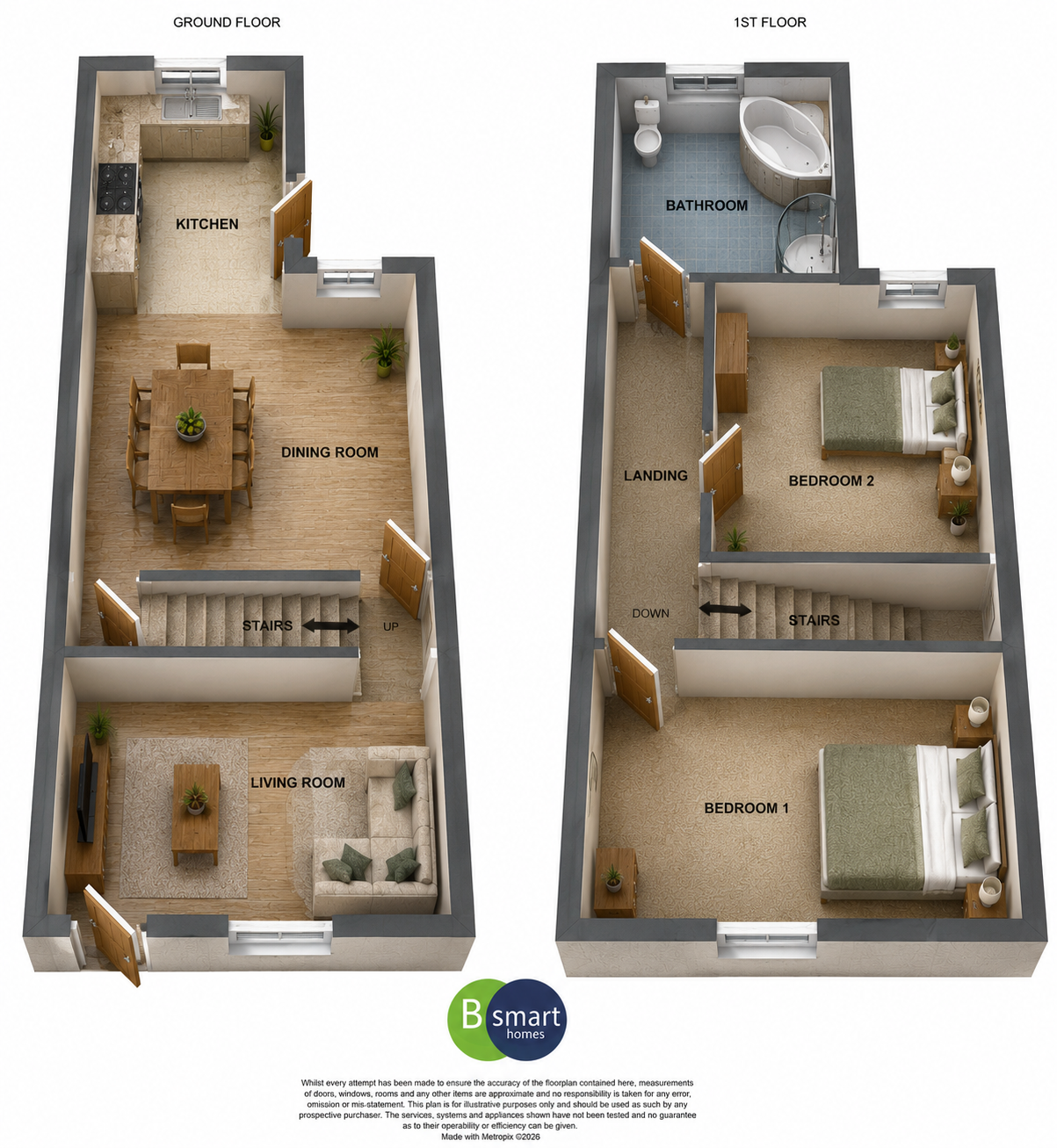 107, Doncaster Road, Rotherham floorplan