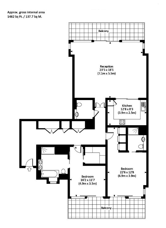 2 Bedrooms Flat to rent in Merano Residences, Albert Embankment, Albert Embankment SE1