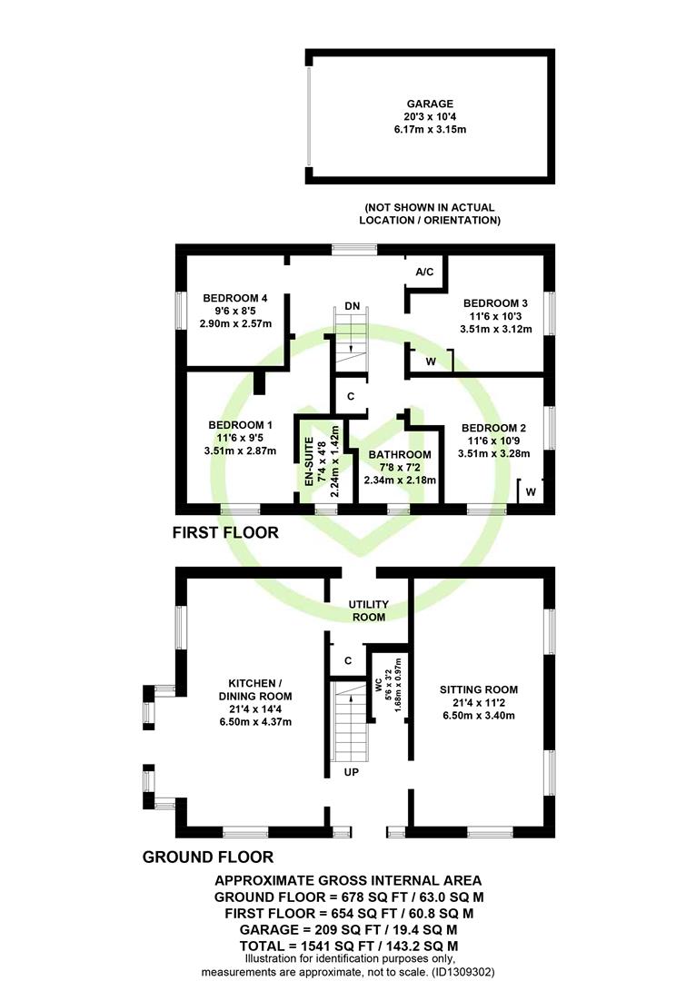 45, Treviglio Close, Romsey floorplan