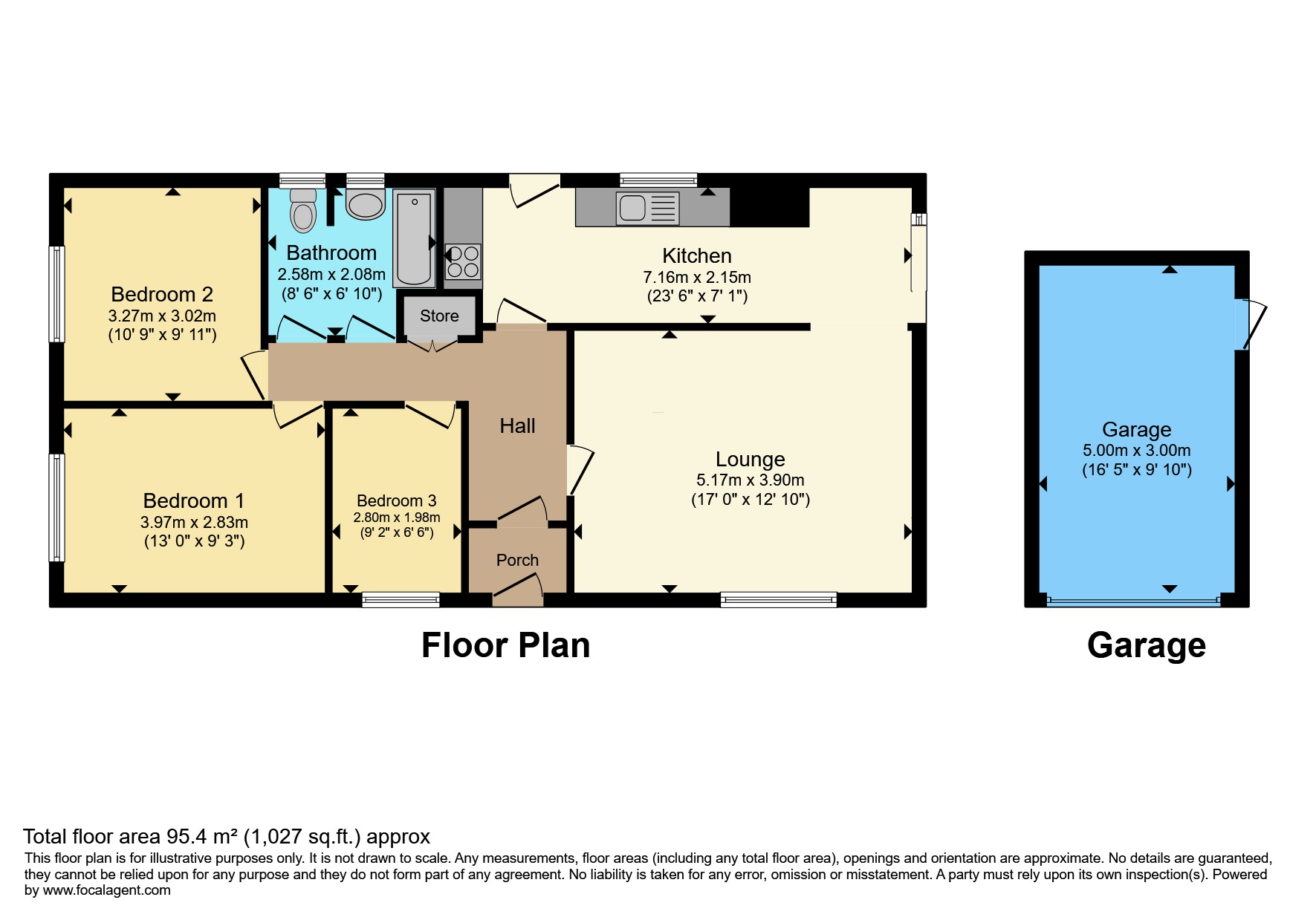 56, Waterloo Lane, Skellingthorpe floorplan