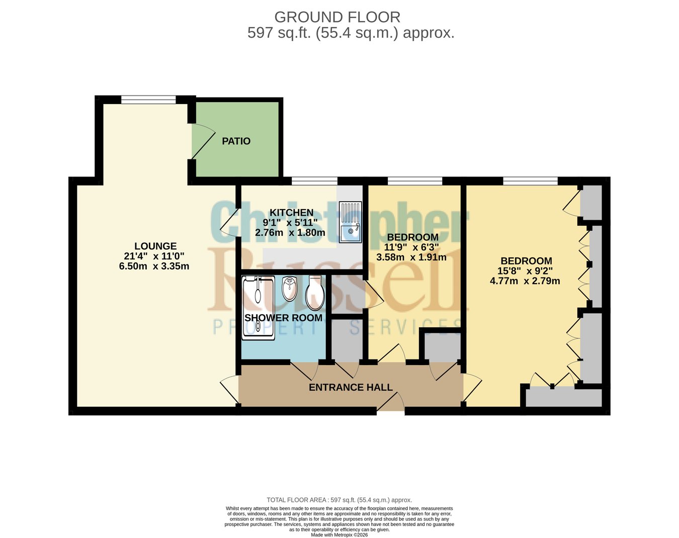 17 Tudor Court, Hatherley Crescent, Sidcup floorplan