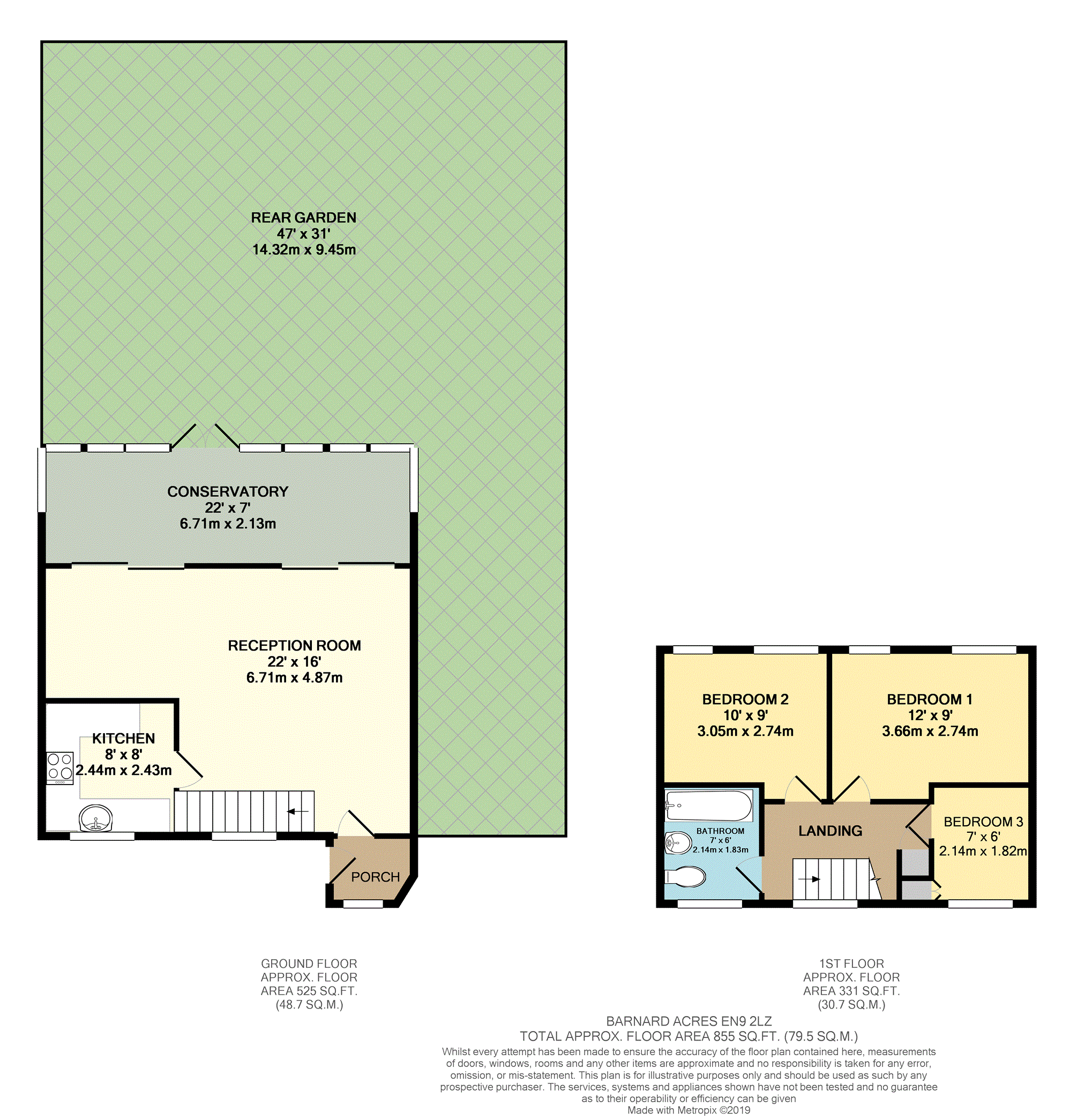 3 Bedrooms End terrace house for sale in Barnard Acres, Nazeing EN9