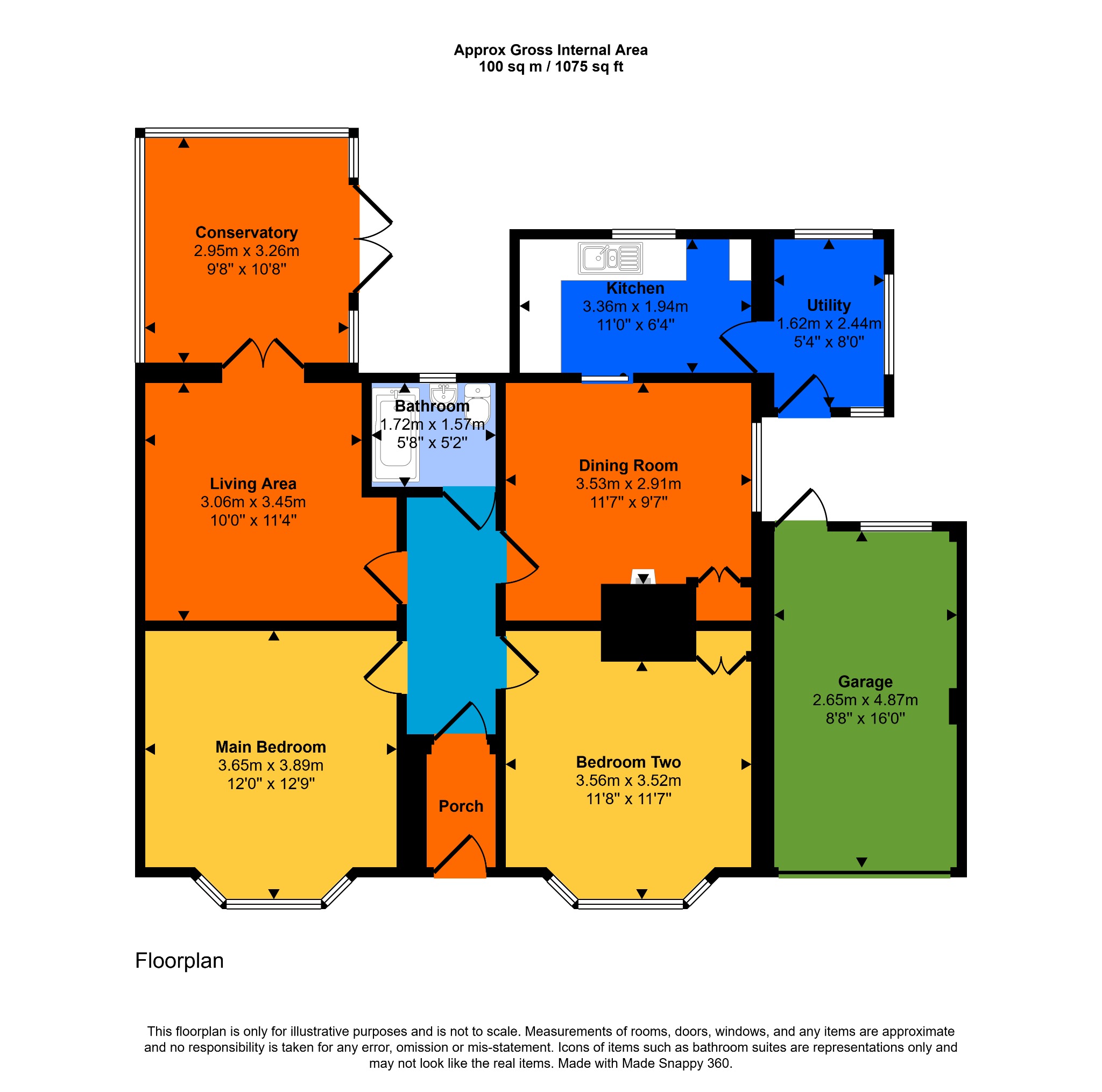 7, Reap Lane, Portland floorplan