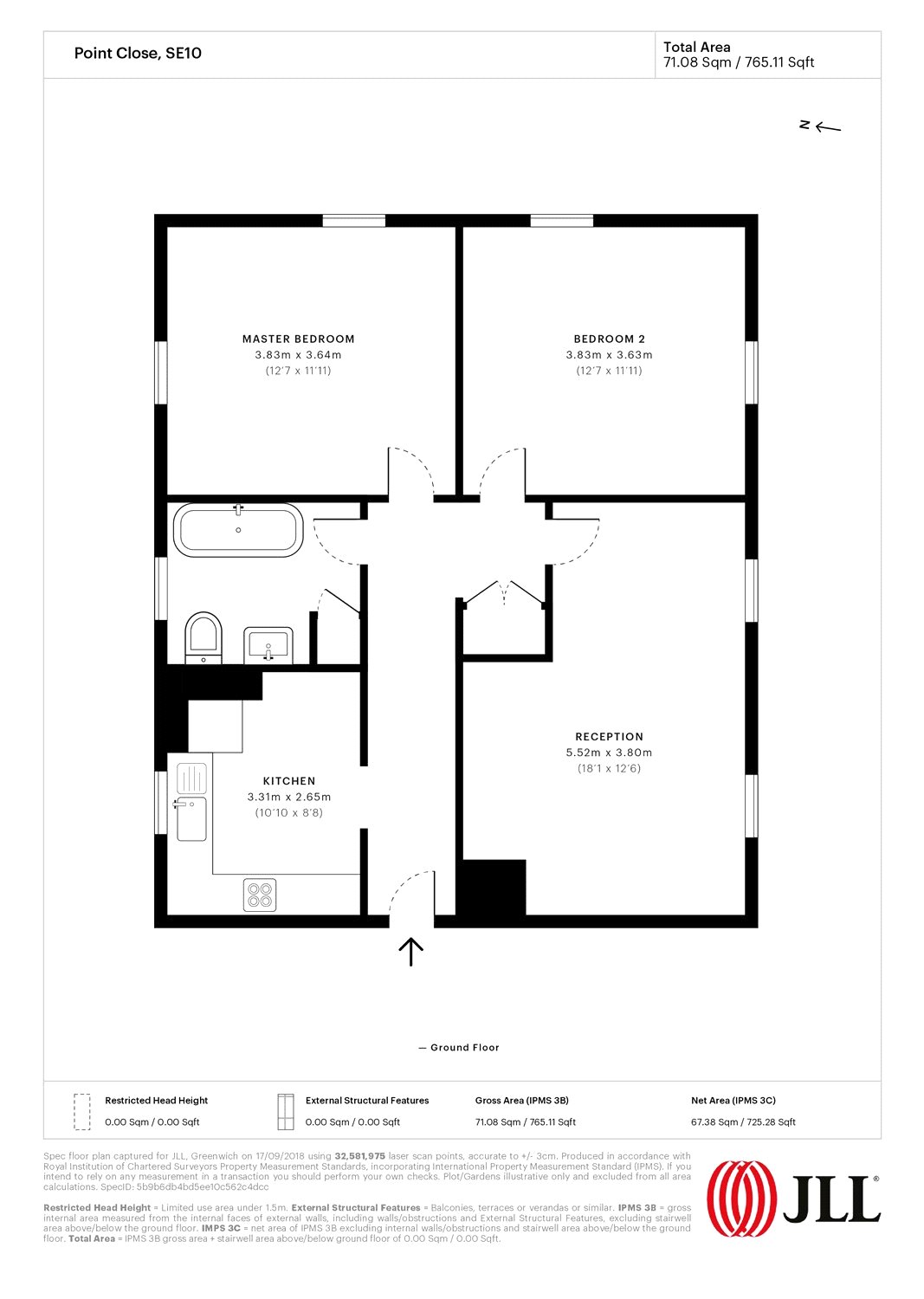 2 Bedrooms Flat to rent in Point Close, Greenwich, London SE10