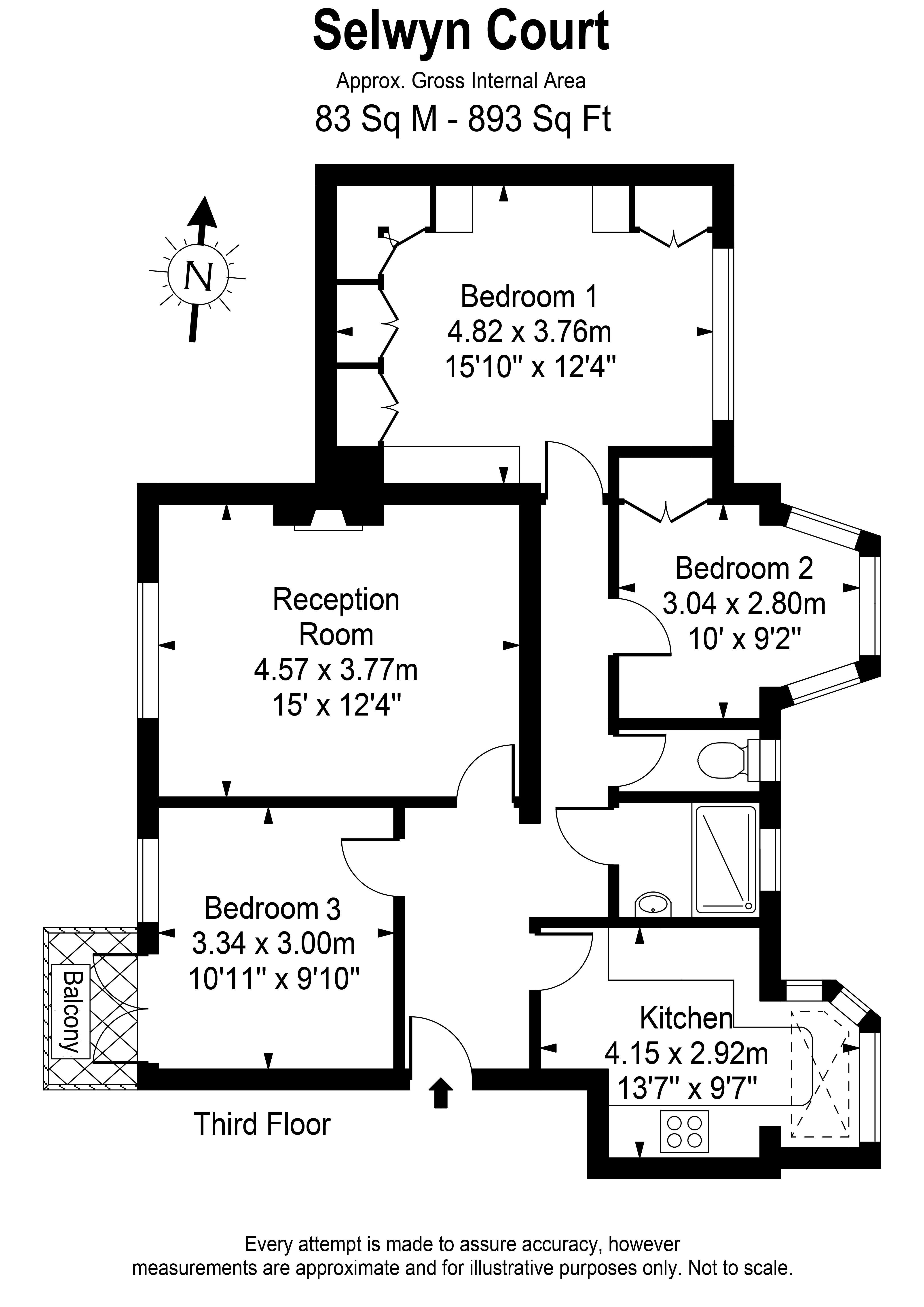 Church Road, Richmond floorplan