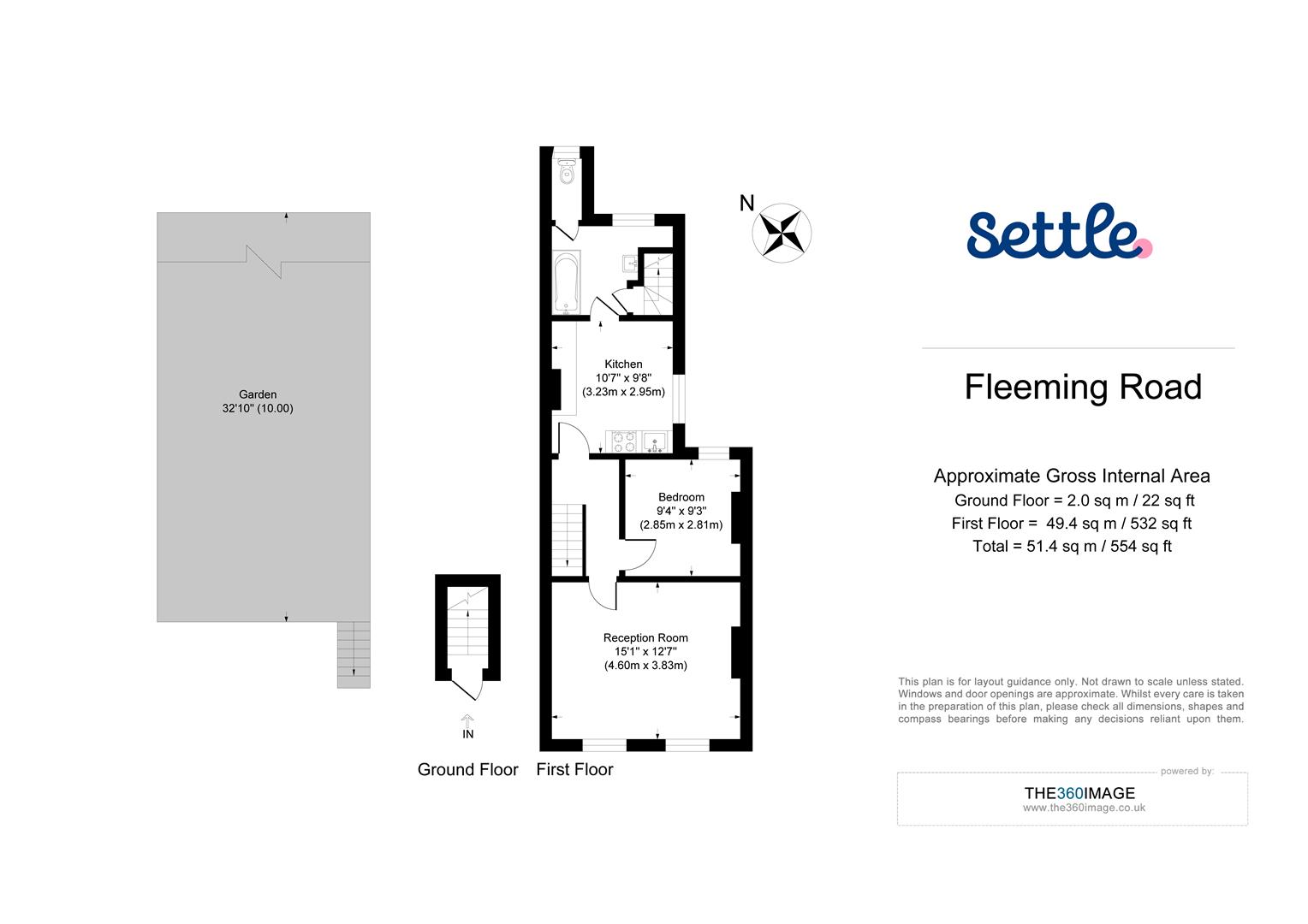 49a, Fleeming Road, London floorplan