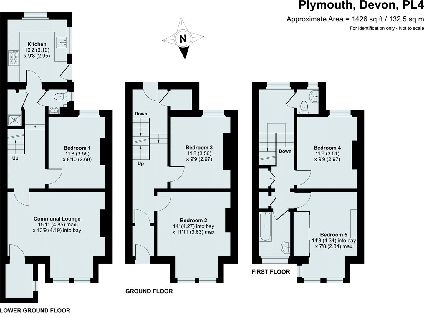 46, Ashford Road, Plymouth floorplan