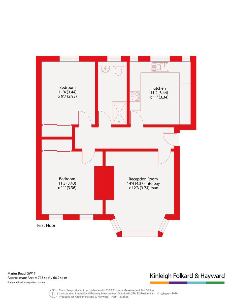 Marius Road, London floorplan