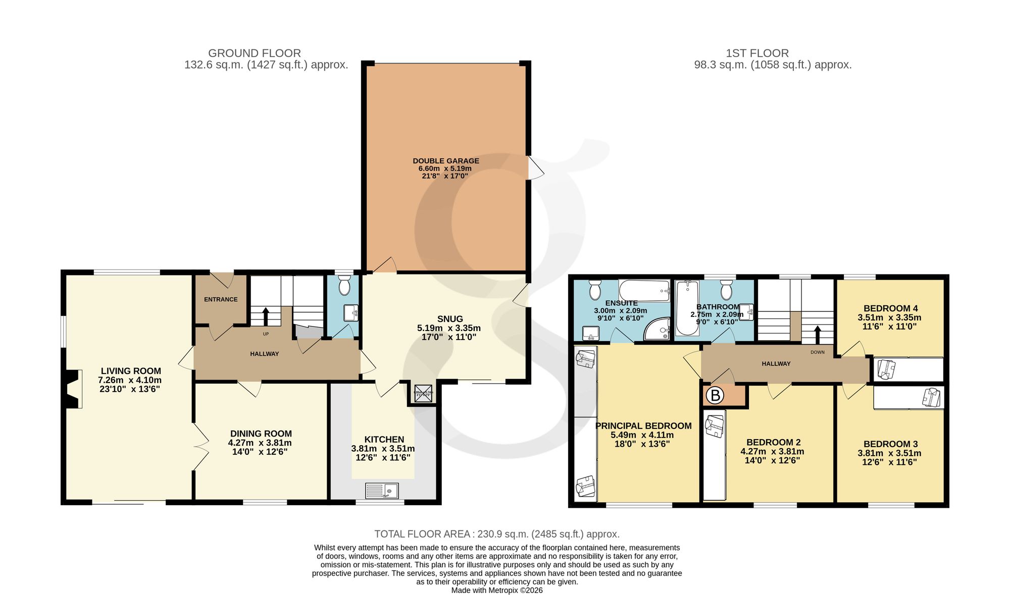 Avignon, Jersey floorplan
