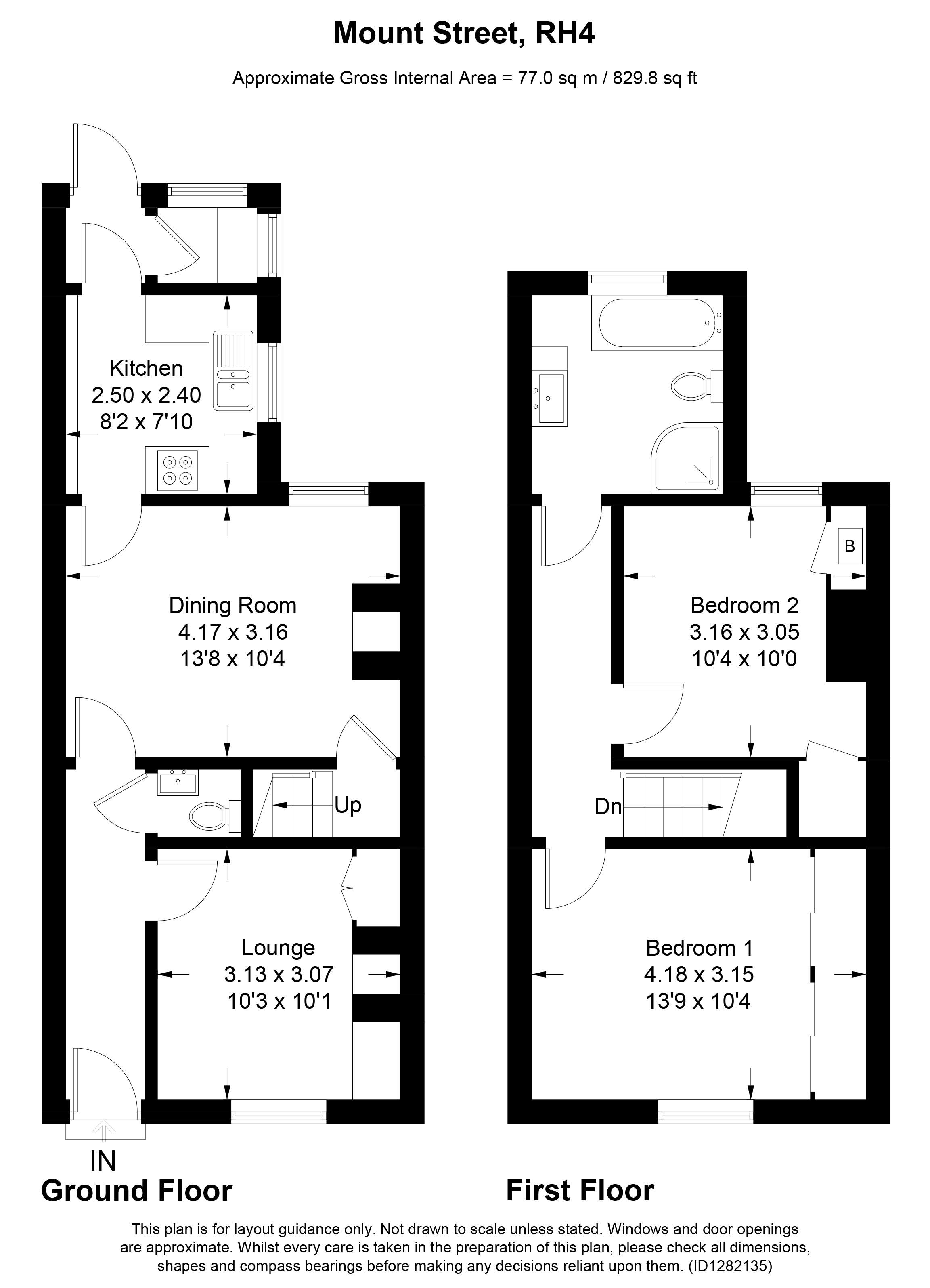 20, Mount Street, Dorking floorplan