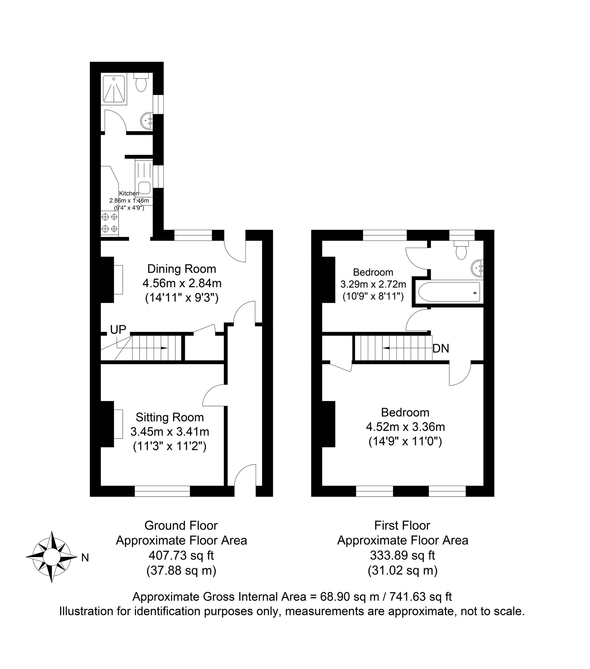 4 St. Peters Place, Lewes floorplan