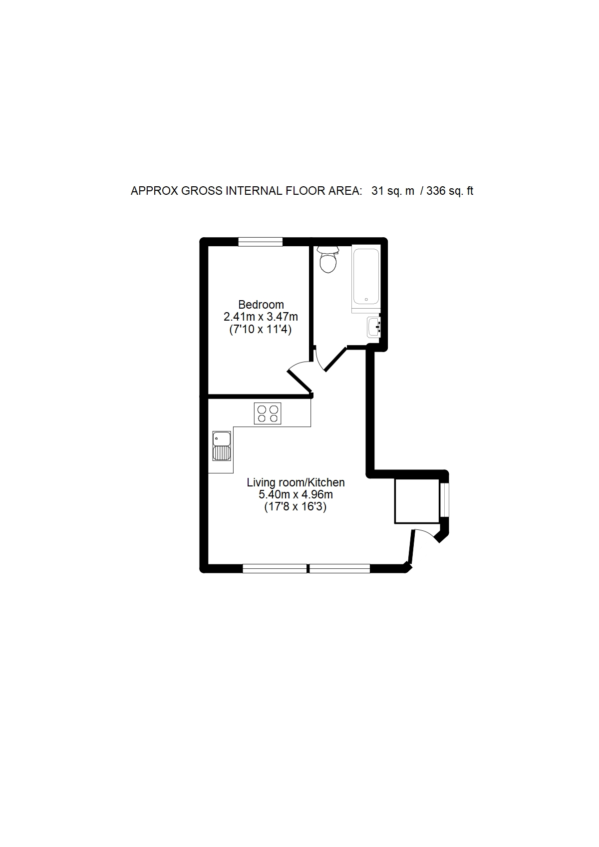 65, Ashburnham Road, Northampton floorplan
