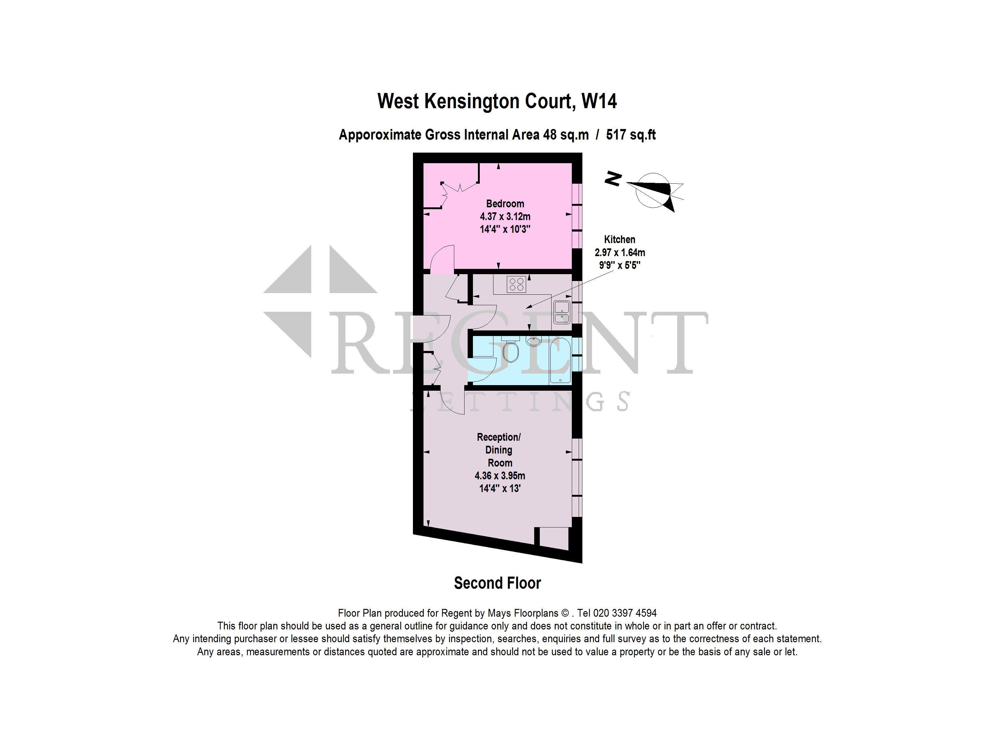 1 Bedrooms Flat to rent in West Kensington Court, Edith Villas W14