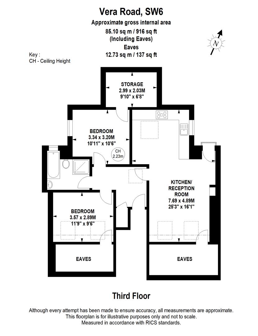 5G, Vera Road, London floorplan
