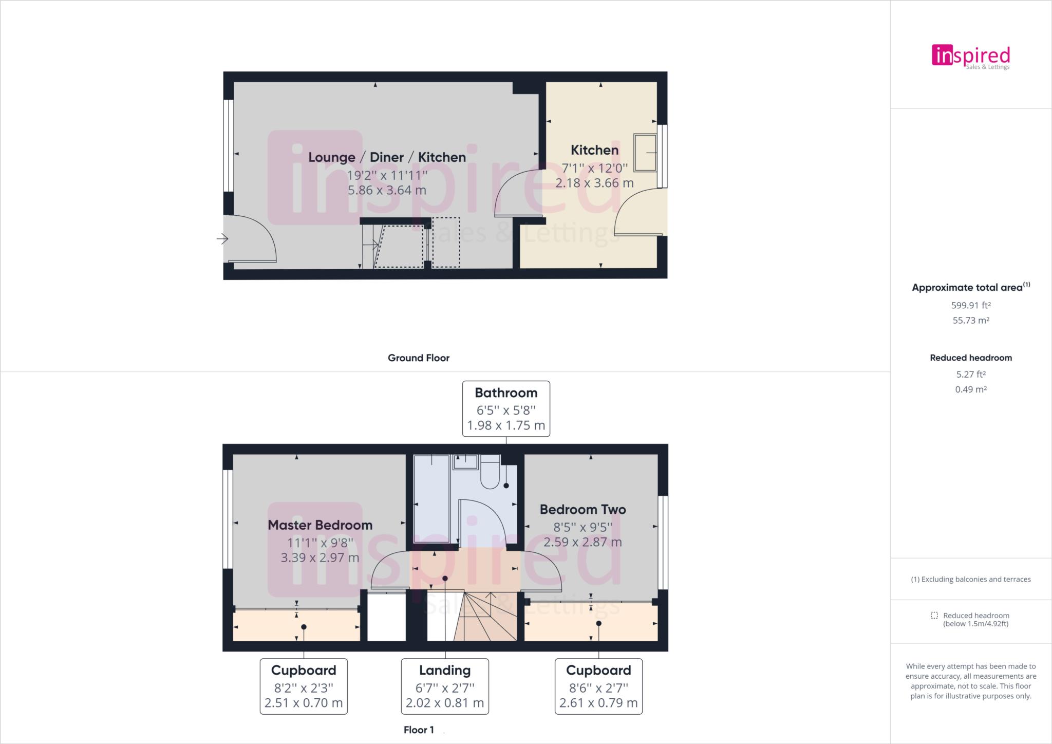 Merlin Walk, Eaglestone MK6, 2 bedroom terraced house for sale