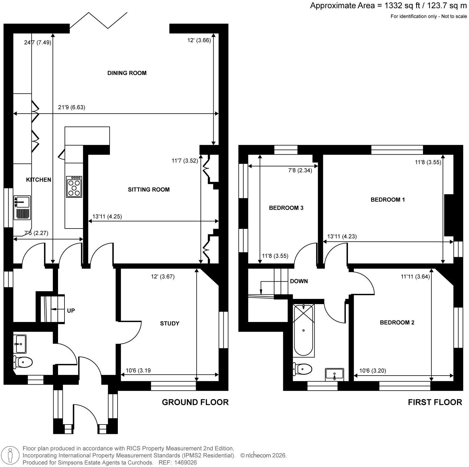 28, Old Woking Road, West Byfleet floorplan