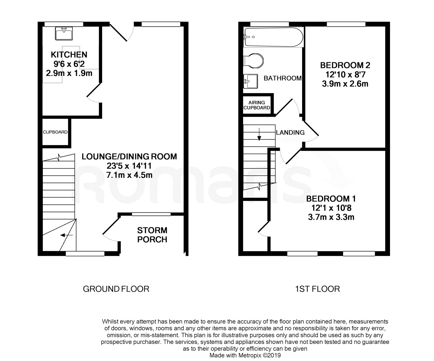 2 Bedrooms End terrace house for sale in Avon Close, Calcot, Reading RG31