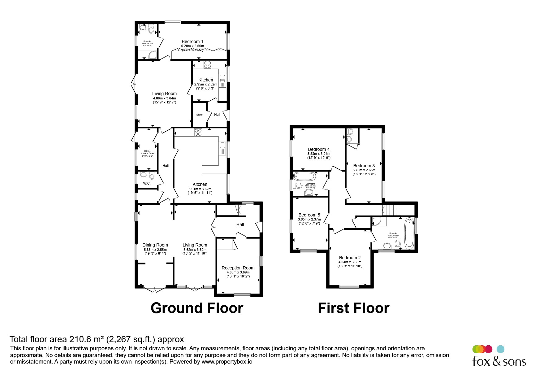 Greenleaves, Arundel Road, Seaford floorplan