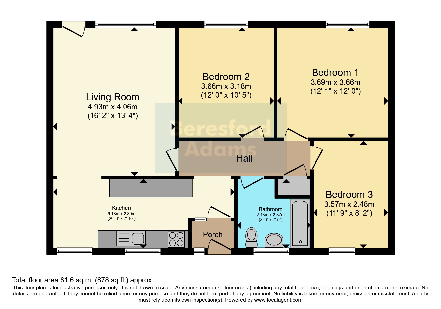 117, Cae Du Estate, Gwynedd floorplan