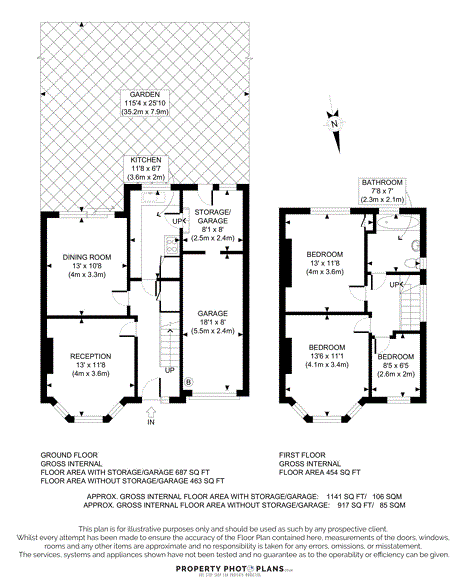 108, Drayton Road, London floorplan