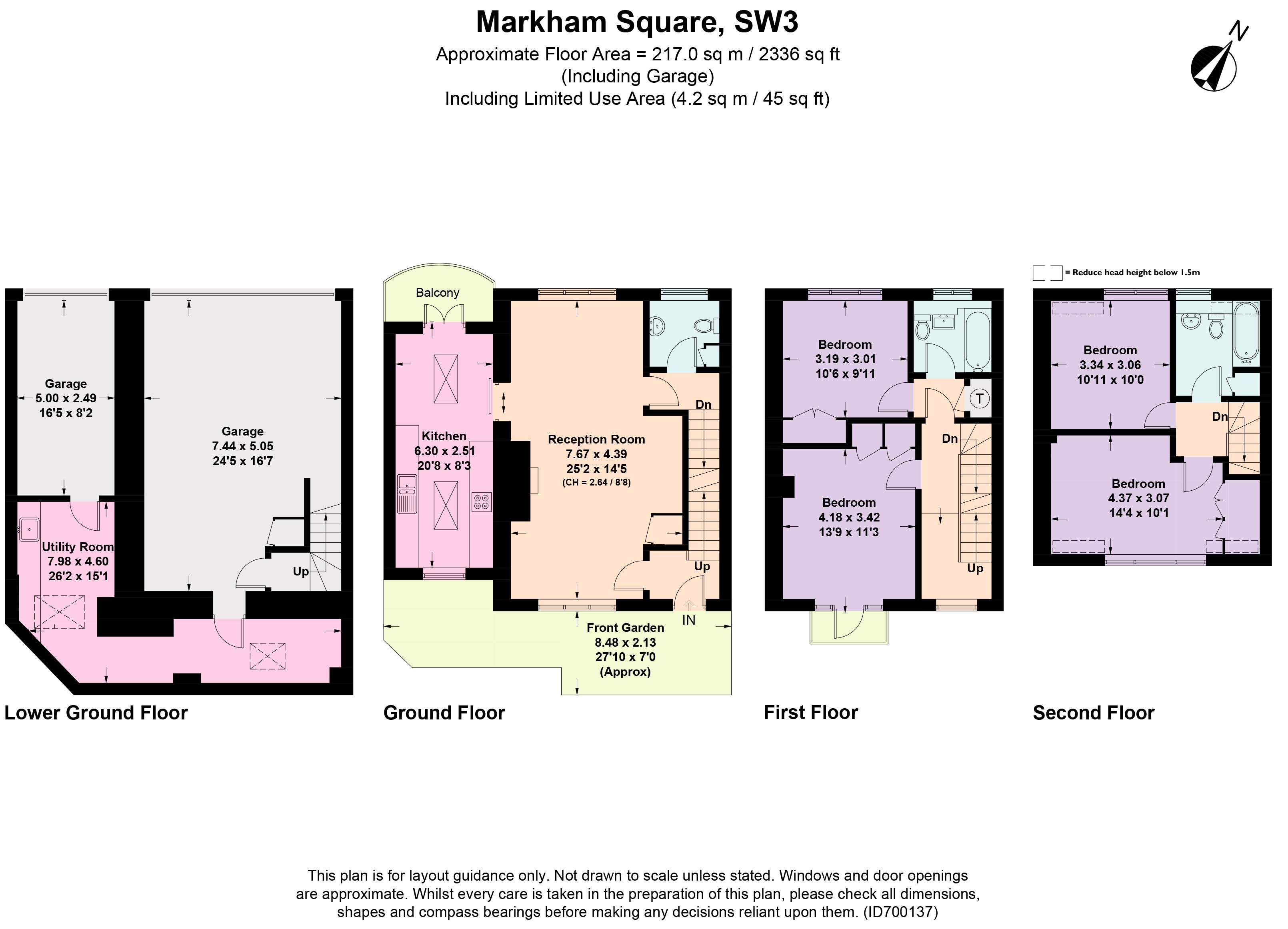 Markham Square, London SW3, 4 bedroom terraced house for sale