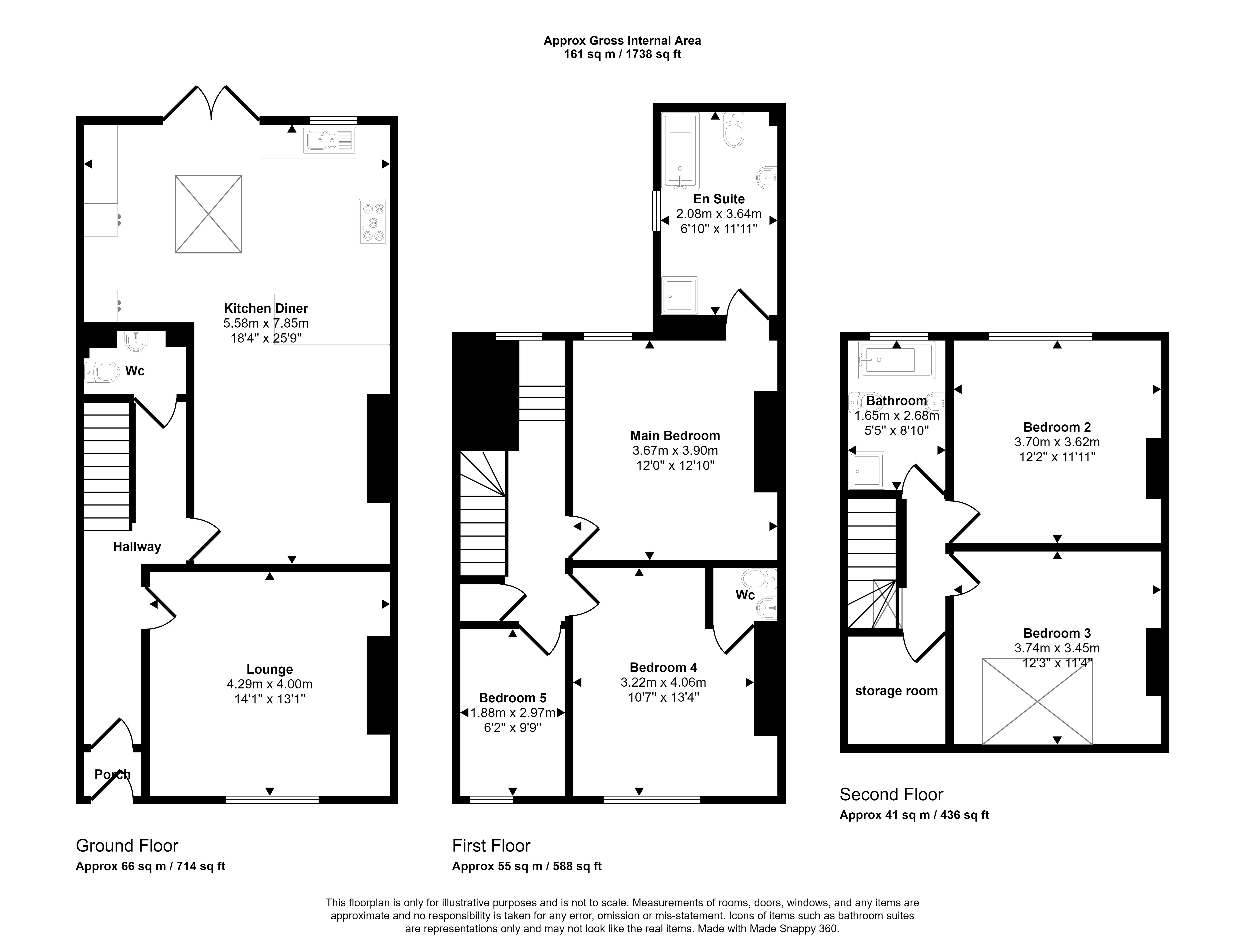 Oakfield Terrace, Forest Hall, Newcastle Upon Tyne NE12, 5 bedroom terraced house for sale