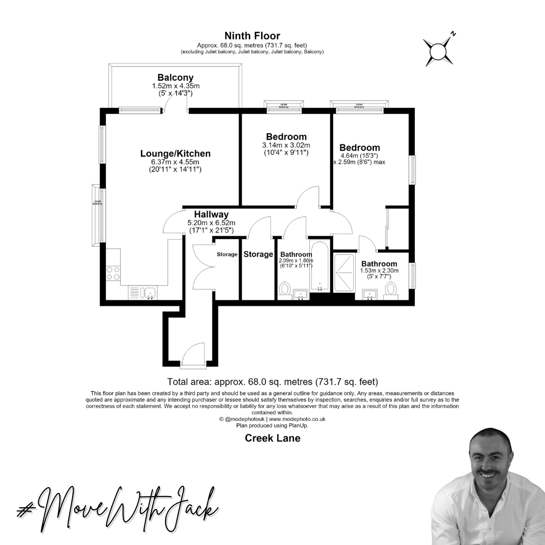 33 Linton House,2 Creek Lane, London floorplan