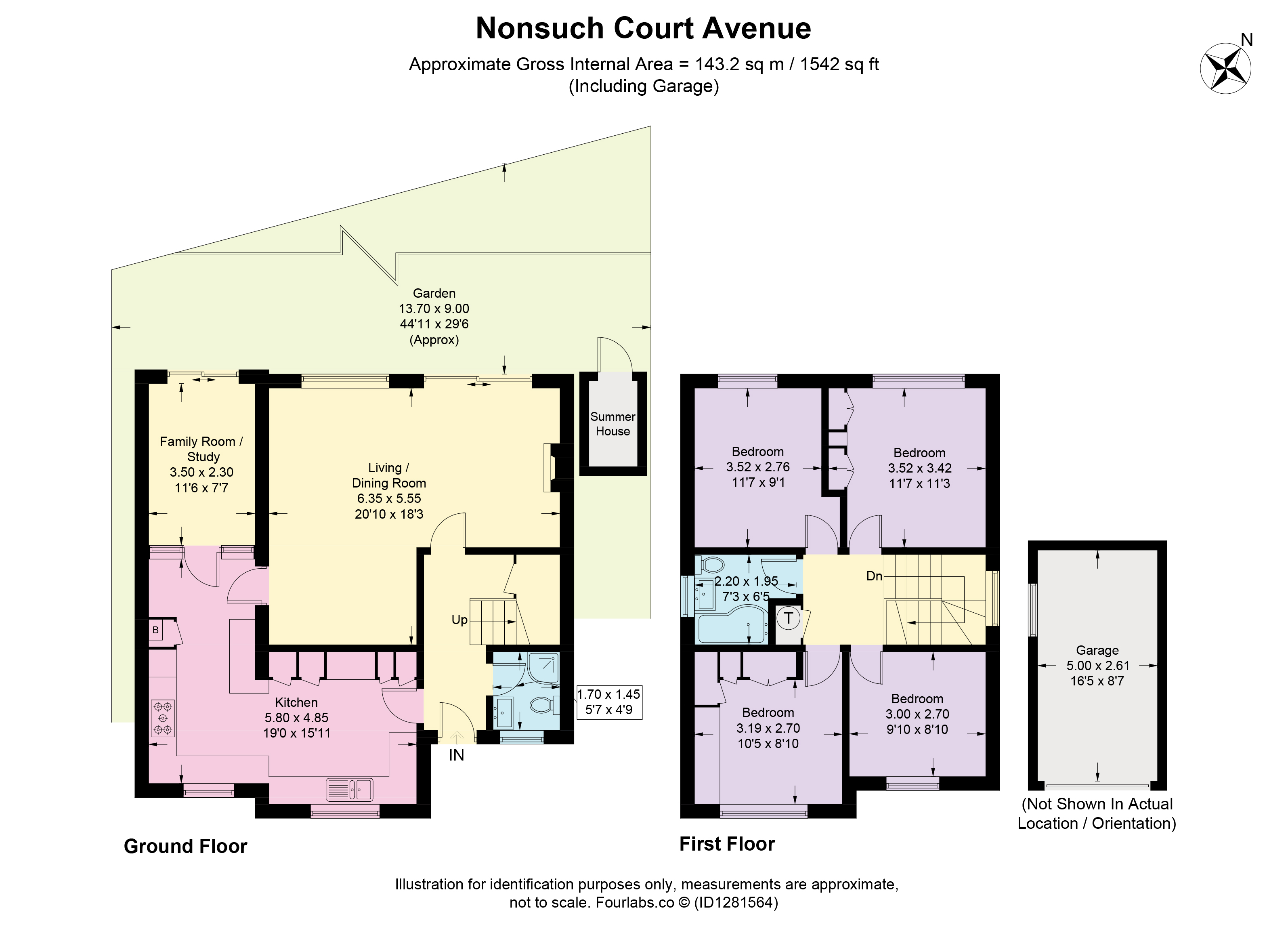 25, Nonsuch Court Avenue, Surrey floorplan