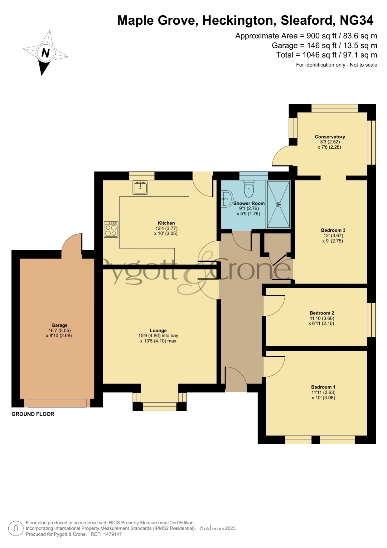 2, Maple Grove, Sleaford floorplan