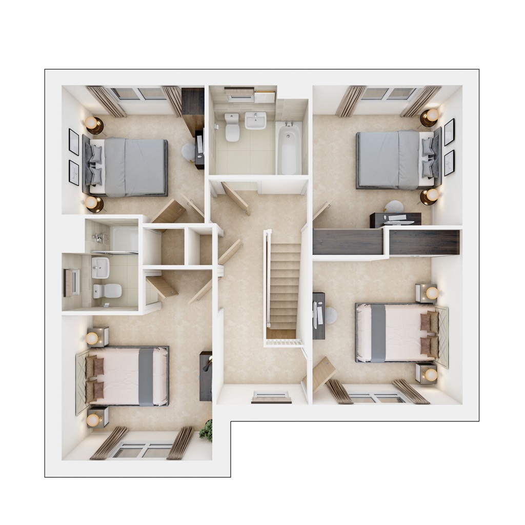 The Shilford - Plot 127, Woodlands, Old Vicarage Lane, South Marston floorplan