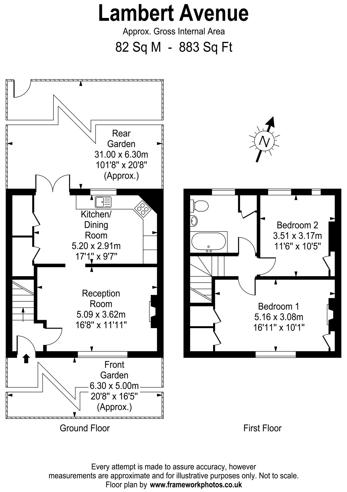 96, Lambert Avenue, Richmond floorplan