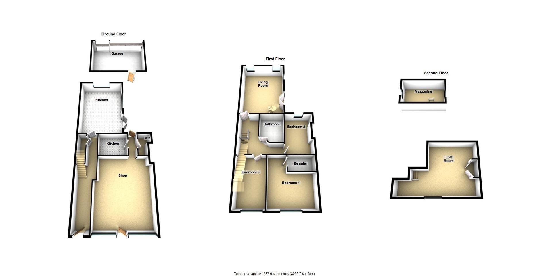 124, Milburn Road, Ashington floorplan