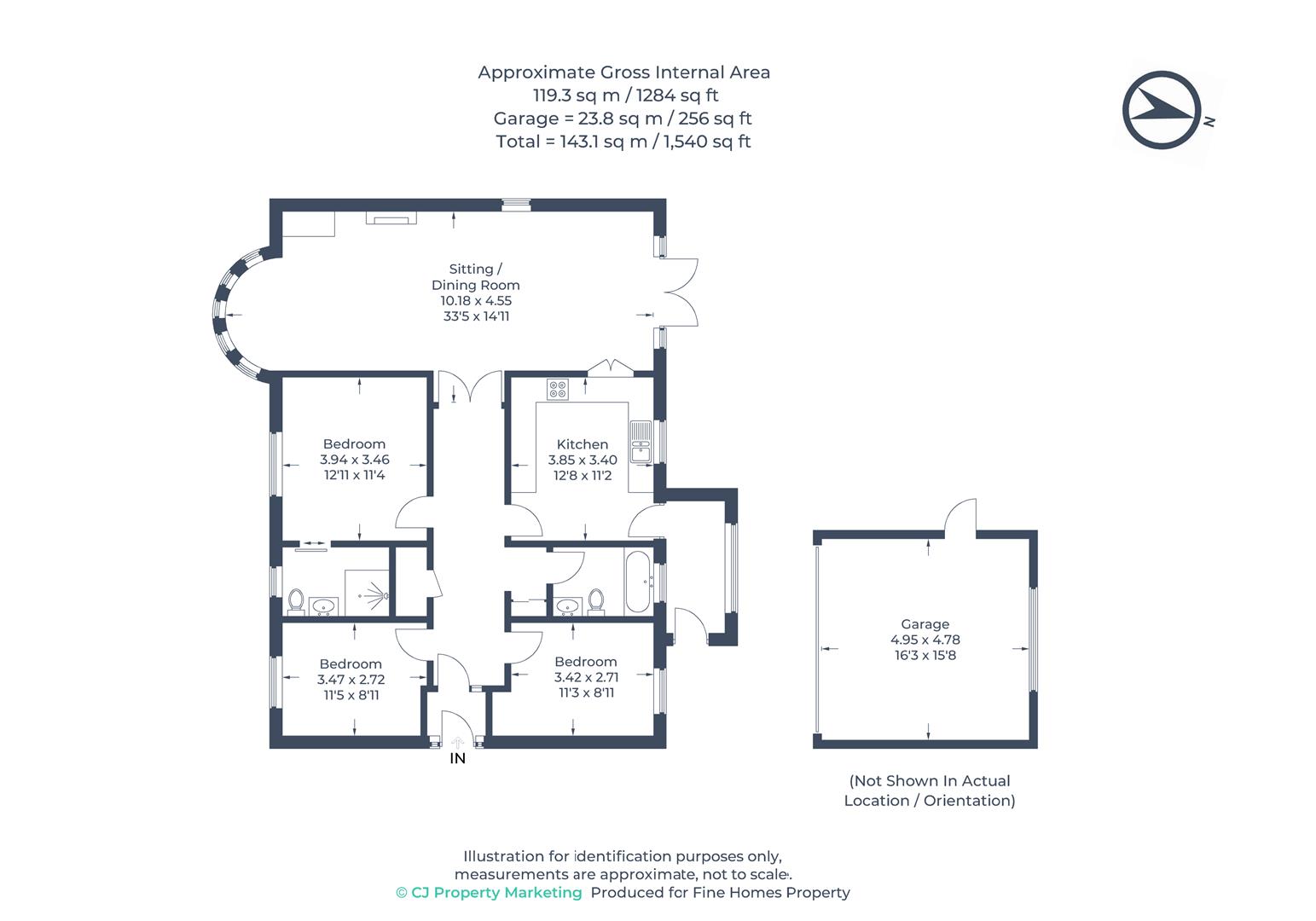 1, Orchard Way, Newport Pagnell floorplan