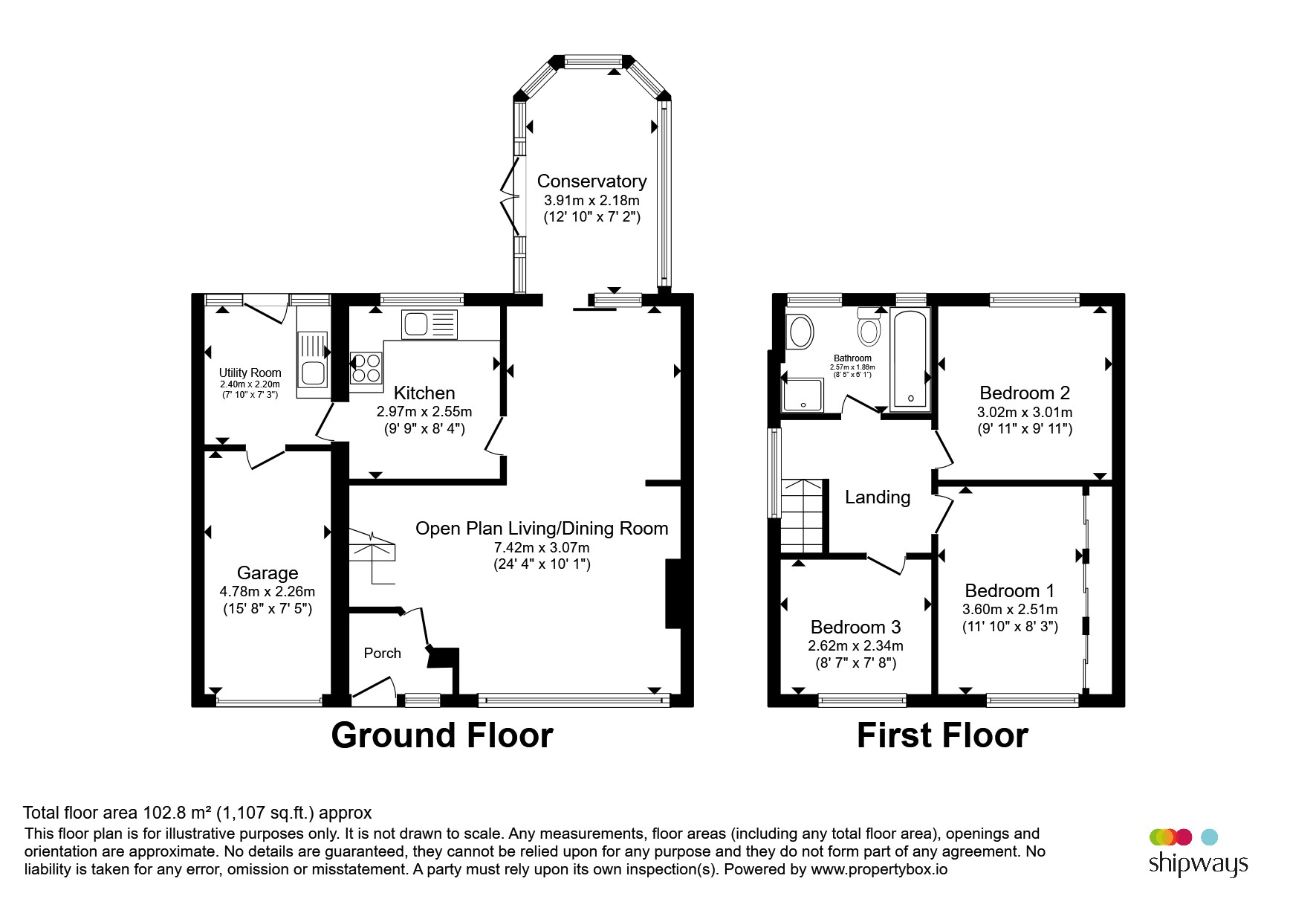 3, Raleigh Croft, Birmingham floorplan