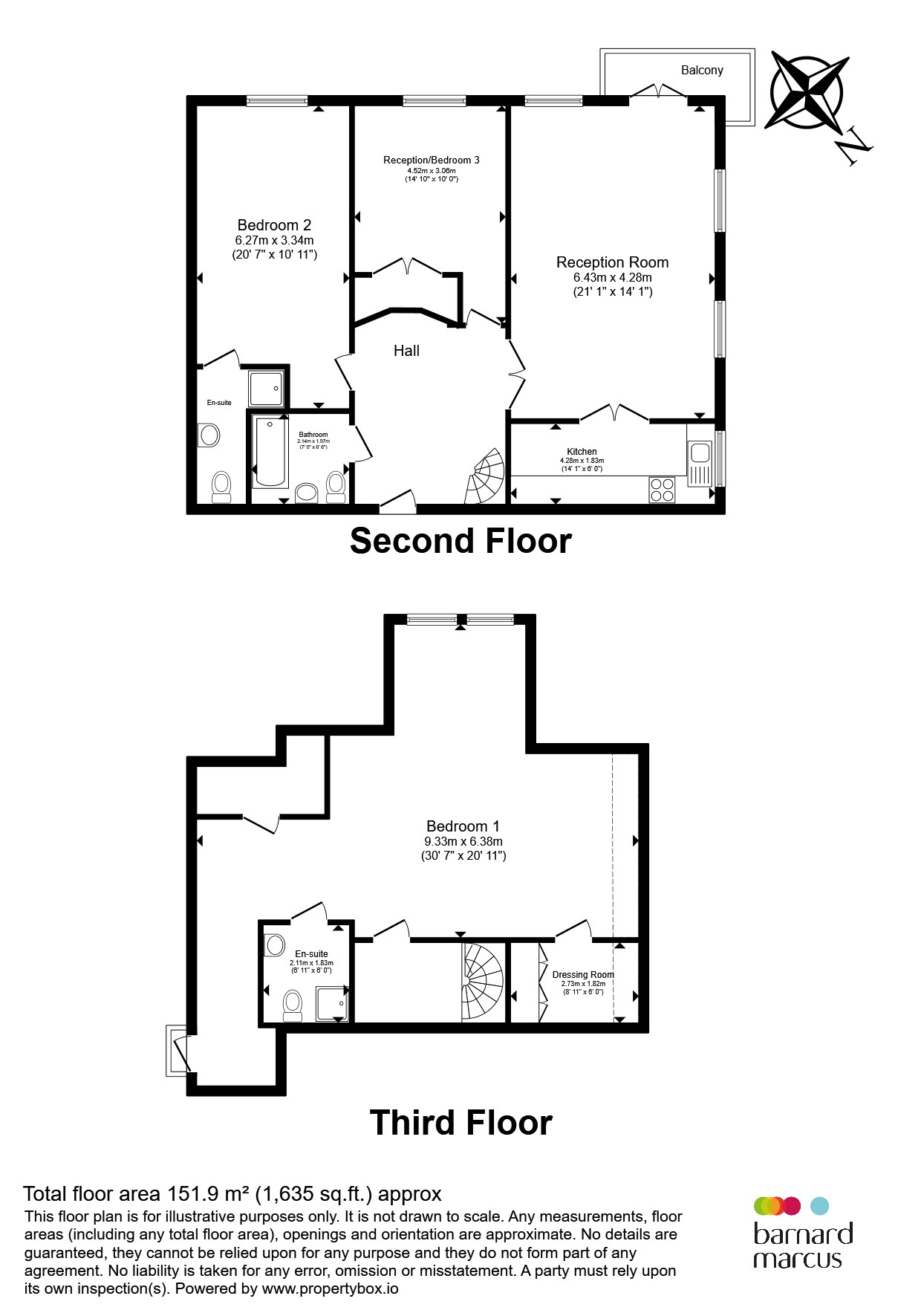 Flat 21, Taverners Lodge, 20, Cockfosters Road, Barnet floorplan