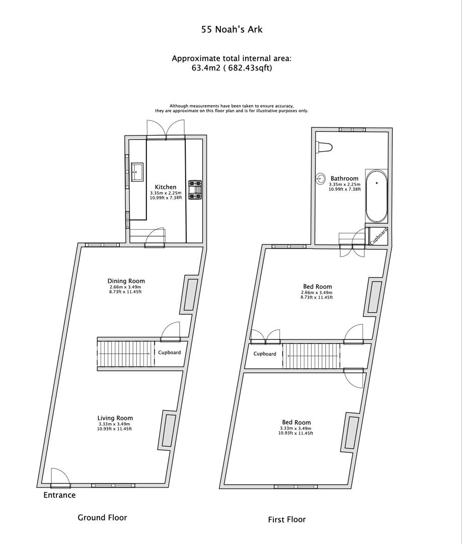 55, Noahs Ark, Kemsing floorplan
