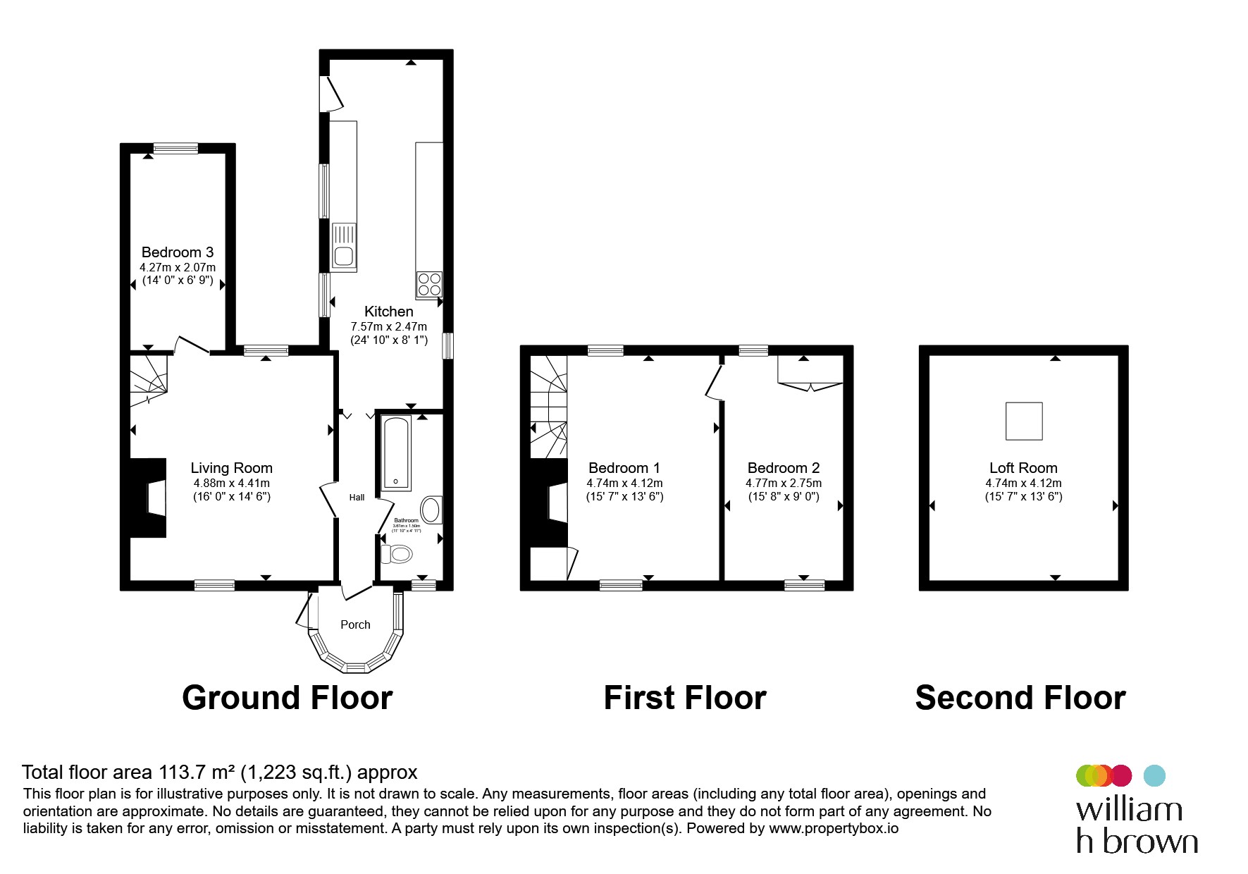 Oak Cottage, The Street, WOODBRIDGE floorplan