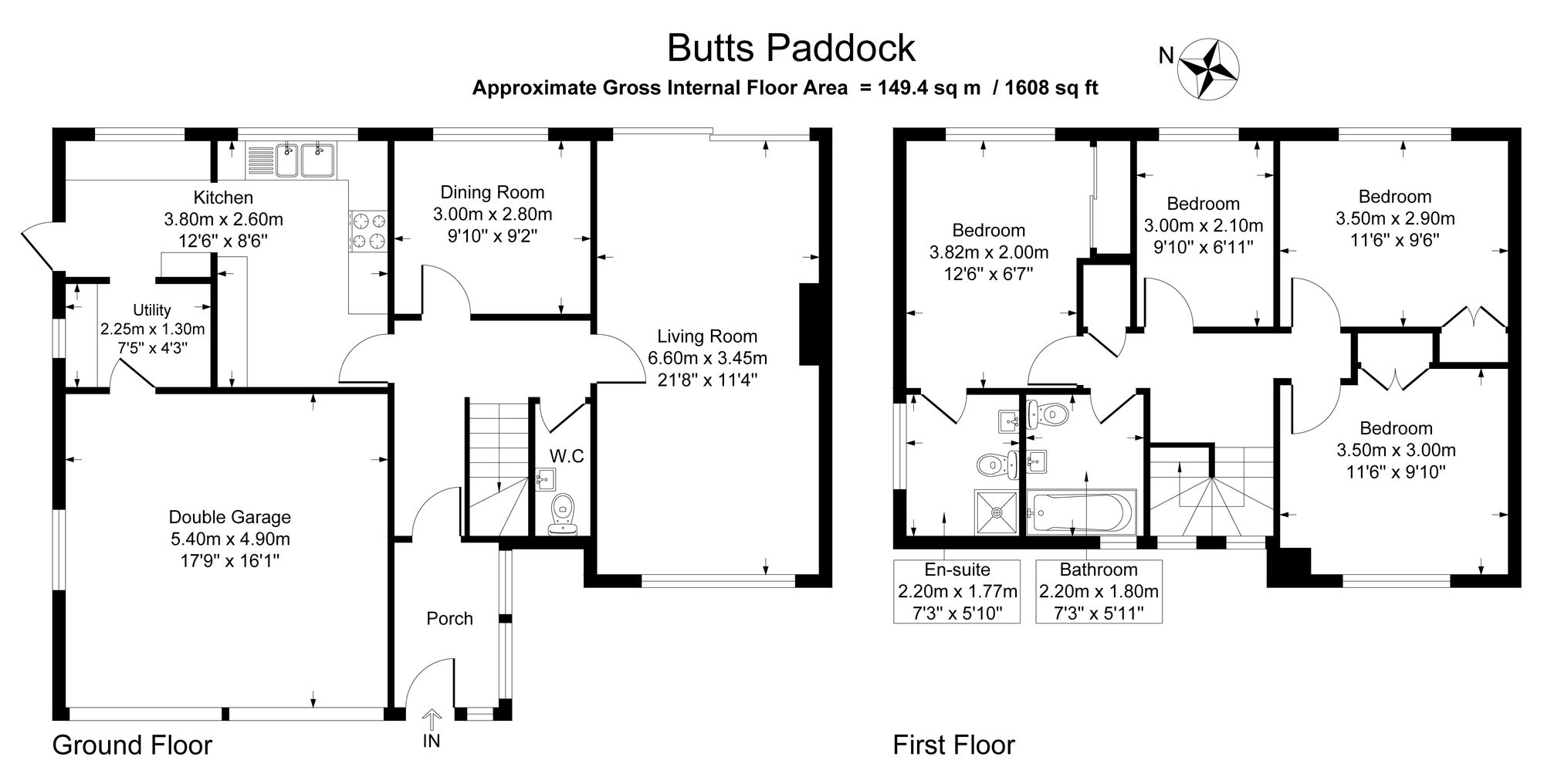 2 Butts Paddock, Rochford floorplan