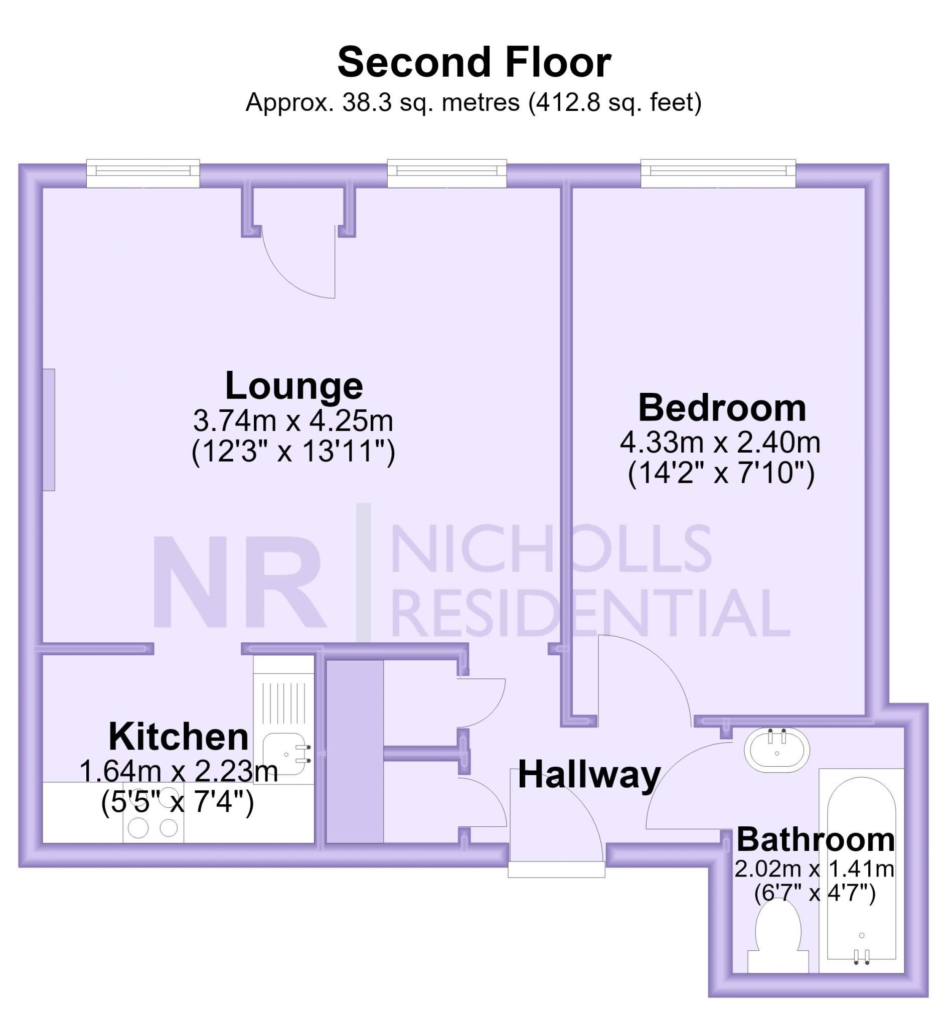 Flat H, 6, Templeton Place, Earls Court floorplan