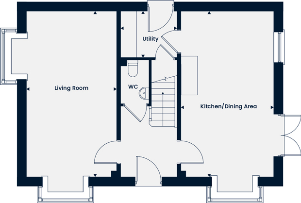 266, 1 Eagle Road, Hardingstone, Northampton floorplan