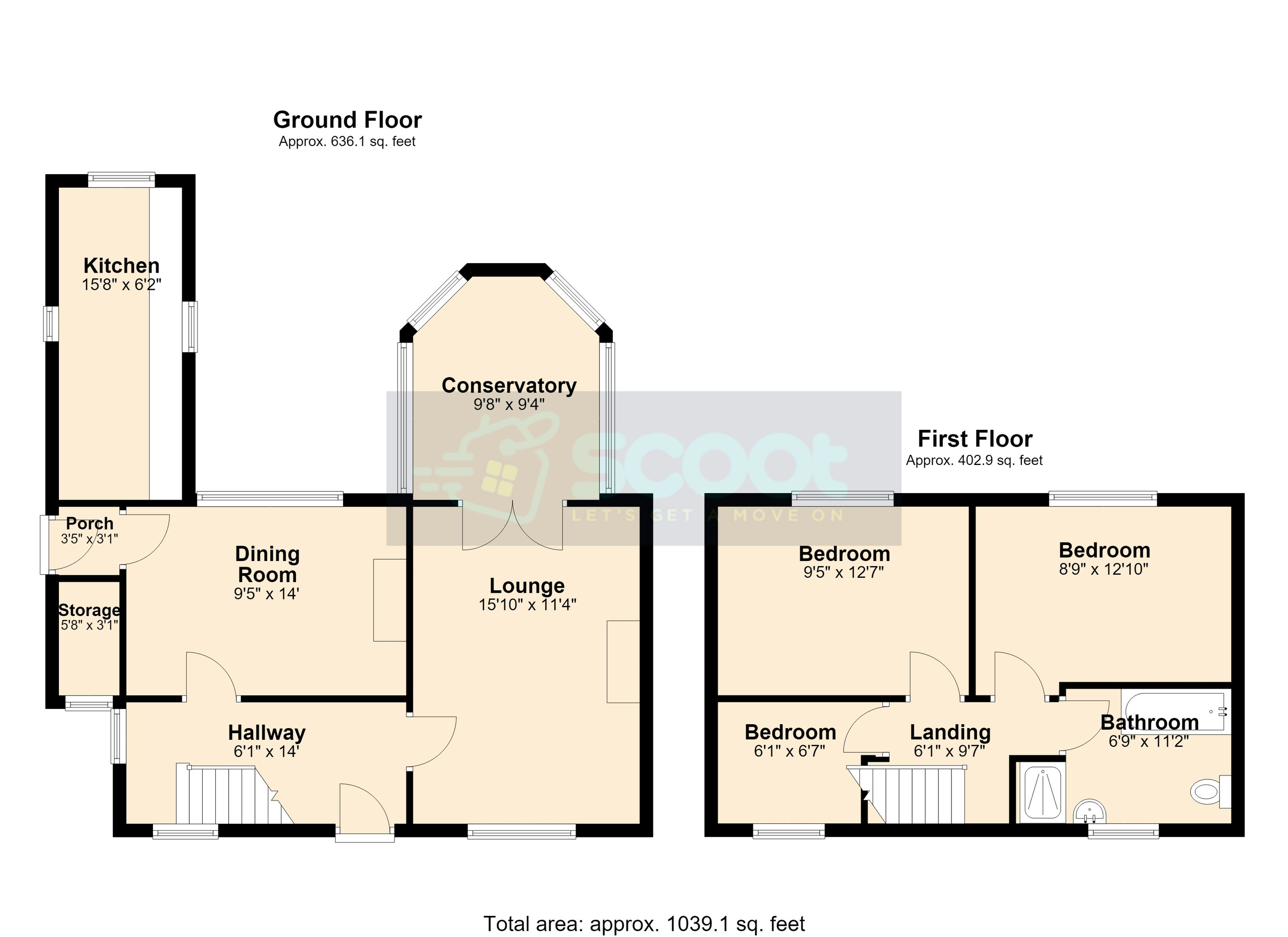 4 Cathcart Close, Goole floorplan