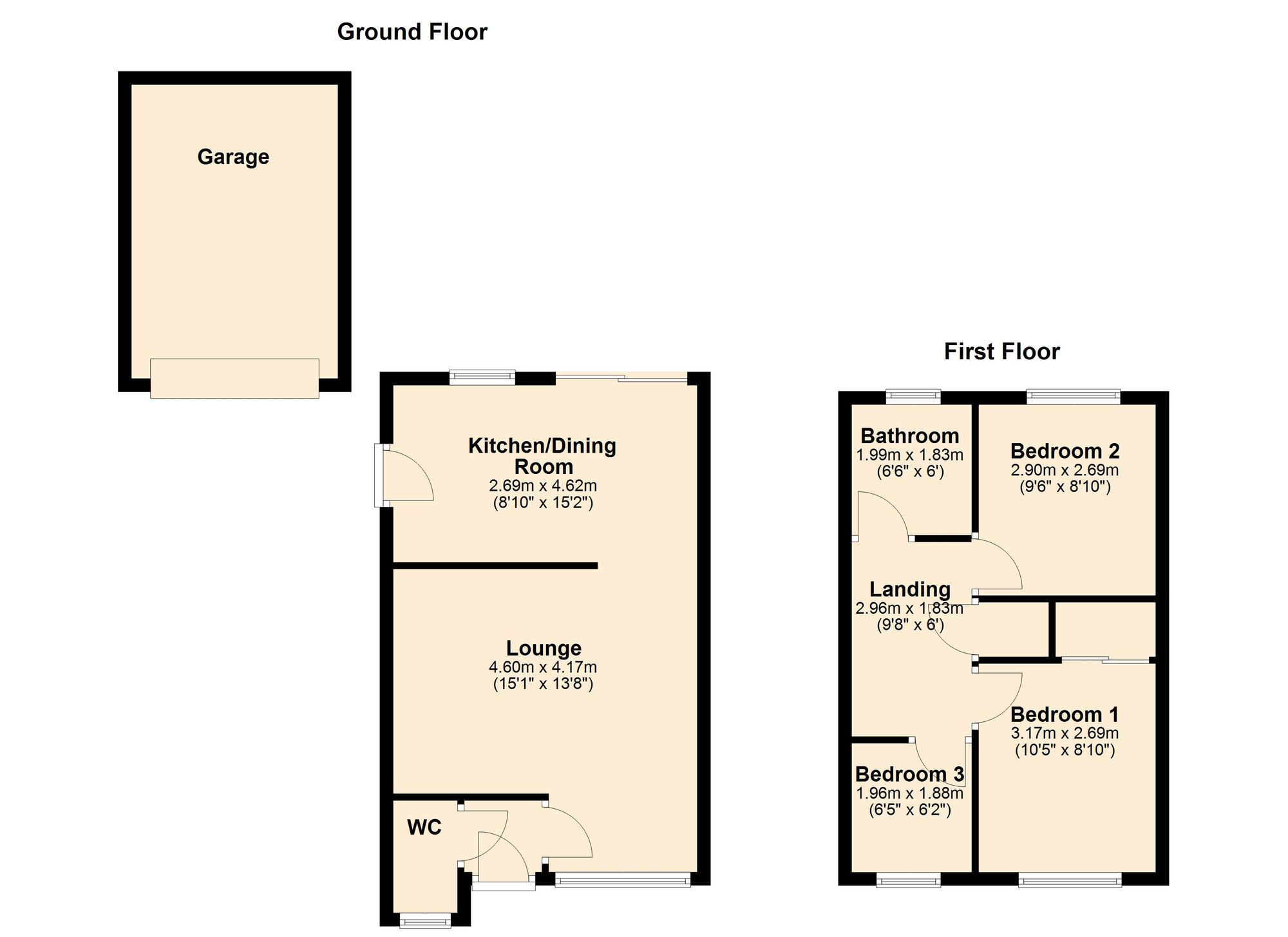 12 Primrose Drive, Peterborough floorplan