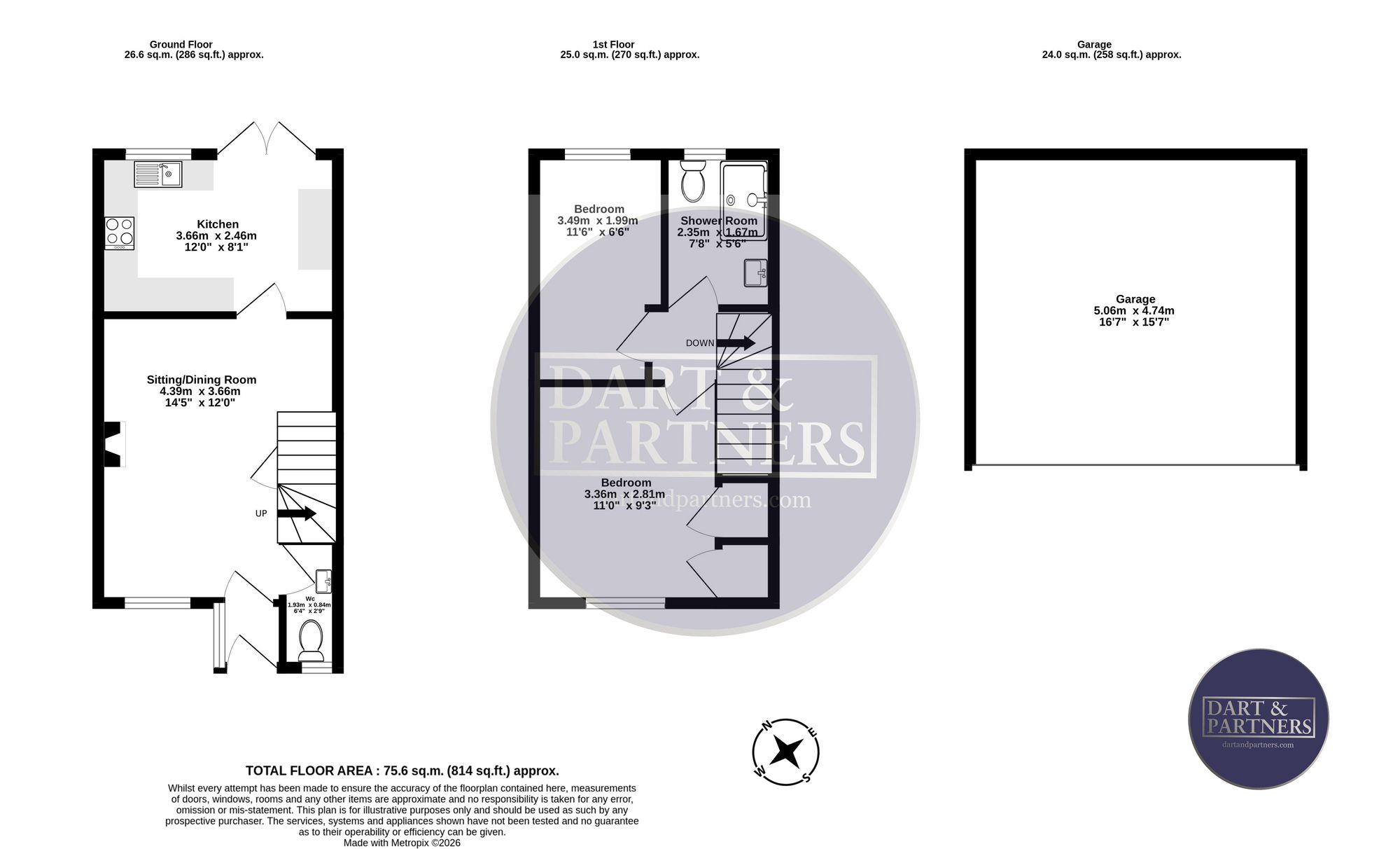 5b Cockhaven Road, Teignmouth floorplan