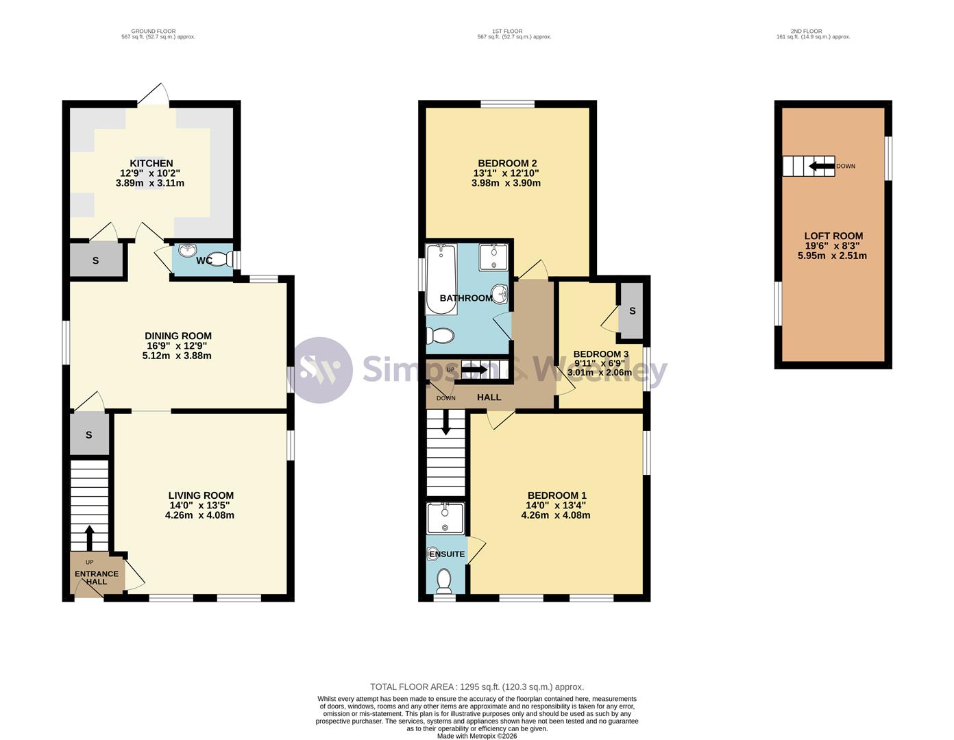 94, Higham Road, Rushden floorplan