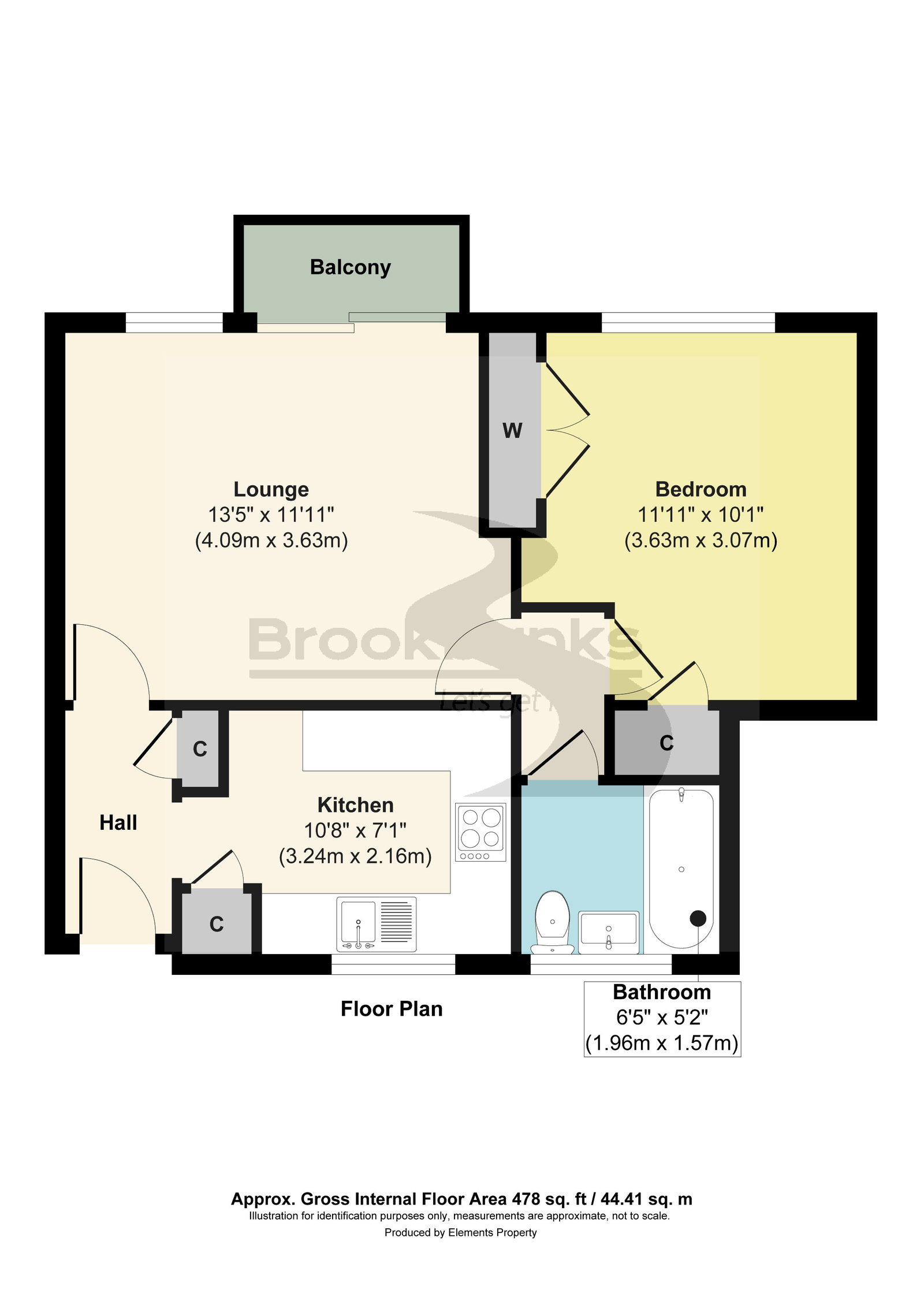 Telston Court,Flat 21, Edwards Gardens, Swanley floorplan