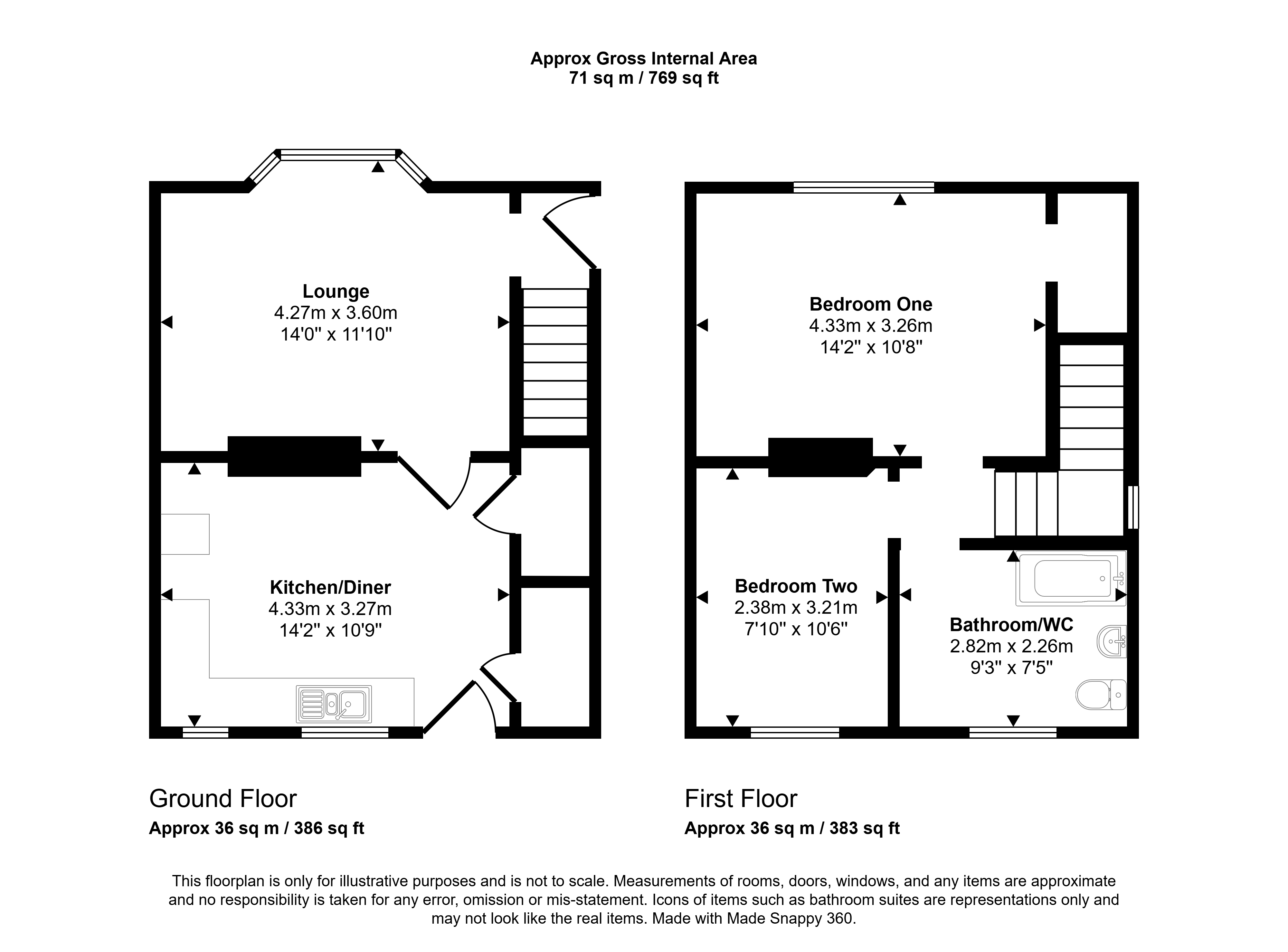 8, Bakewell Terrace, Newcastle upon Tyne floorplan
