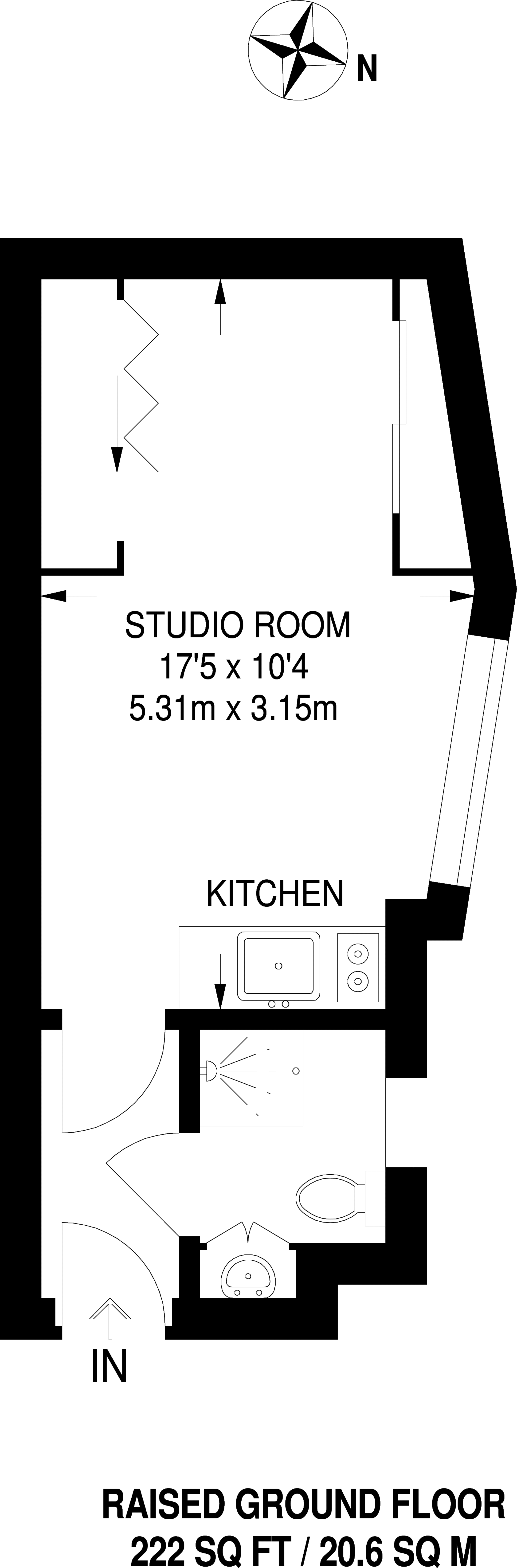 0 Bedrooms Studio to rent in Gloucester Terrace, Paddington W2