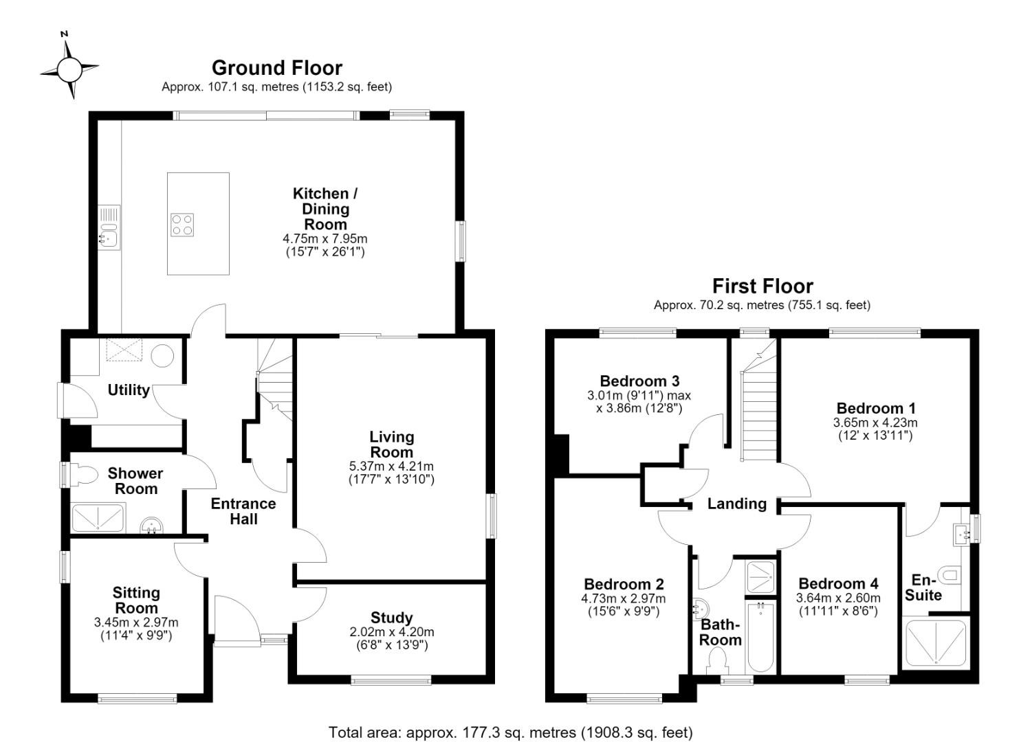 39, Cambridge Road, Oakington, Cambridge floorplan